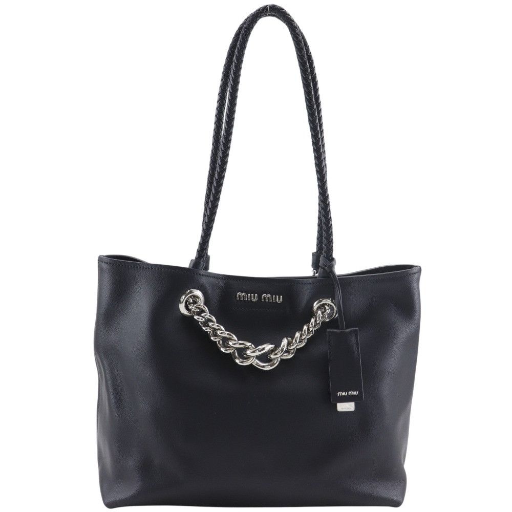 Miu Miu Miu Miu Miu Miu Calf Tote Bag Leather Tote Bag DUTY FREE for USA Size ONE SIZE - 1 Thumbnail