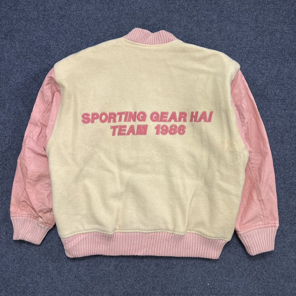 RARE 1986 HAI Sporting gear Bomber Leather jacket