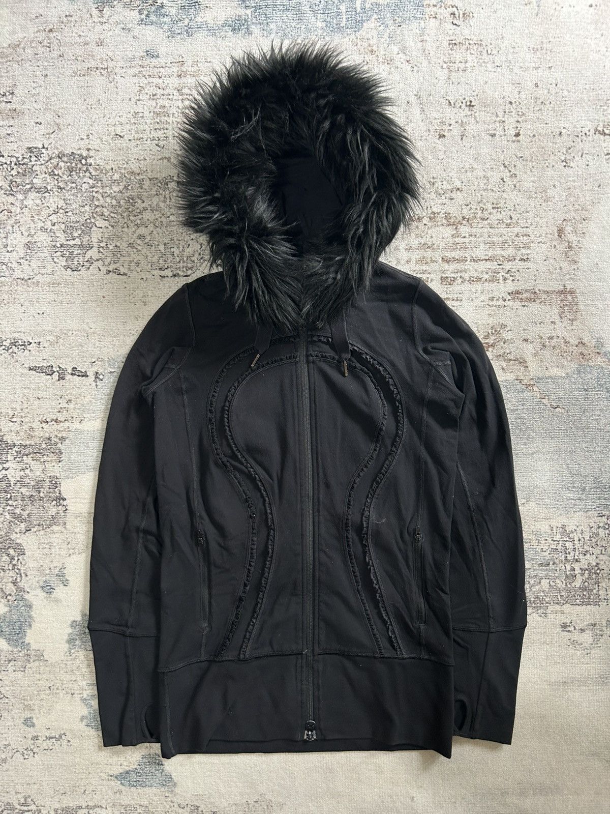 Le Grande Bleu (L.G.B.) 2000s Faux Fur Black Addiction LgB Ifsixwasnine Style Size US S / EU 44-46 / 1 - 1 Thumbnail