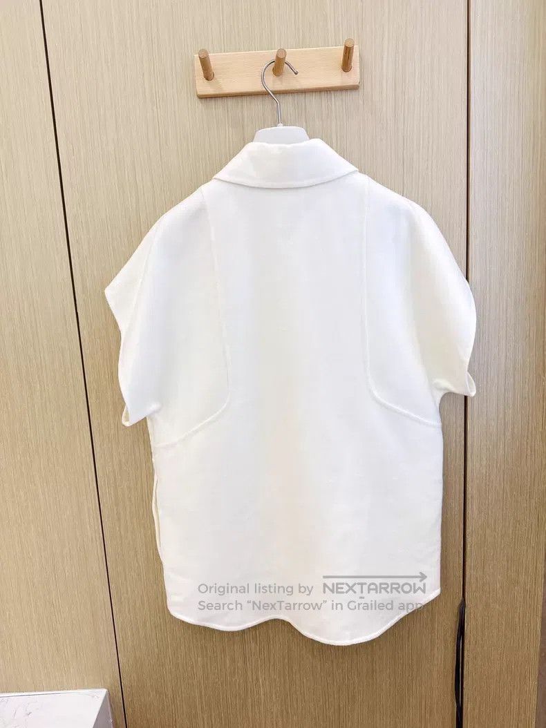 Hermes Hermes White cashmere soft and versatile vest jacket Size XXS / US 00 / IT 34 - 4 Thumbnail