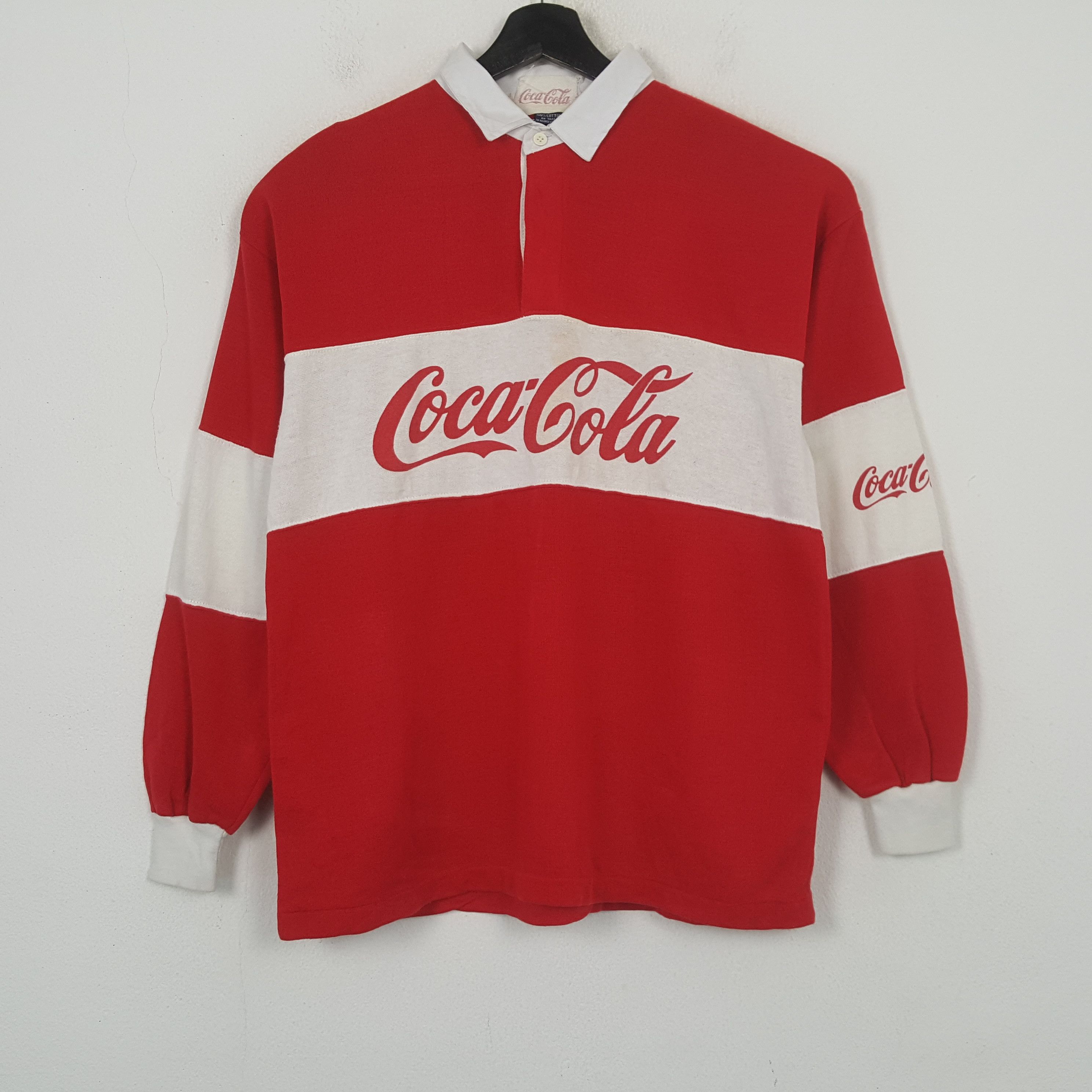 Coca Cola Coca-Cola Spellout Design Polos C294N53 Size US L / EU 52-54 / 3 - 1 Thumbnail
