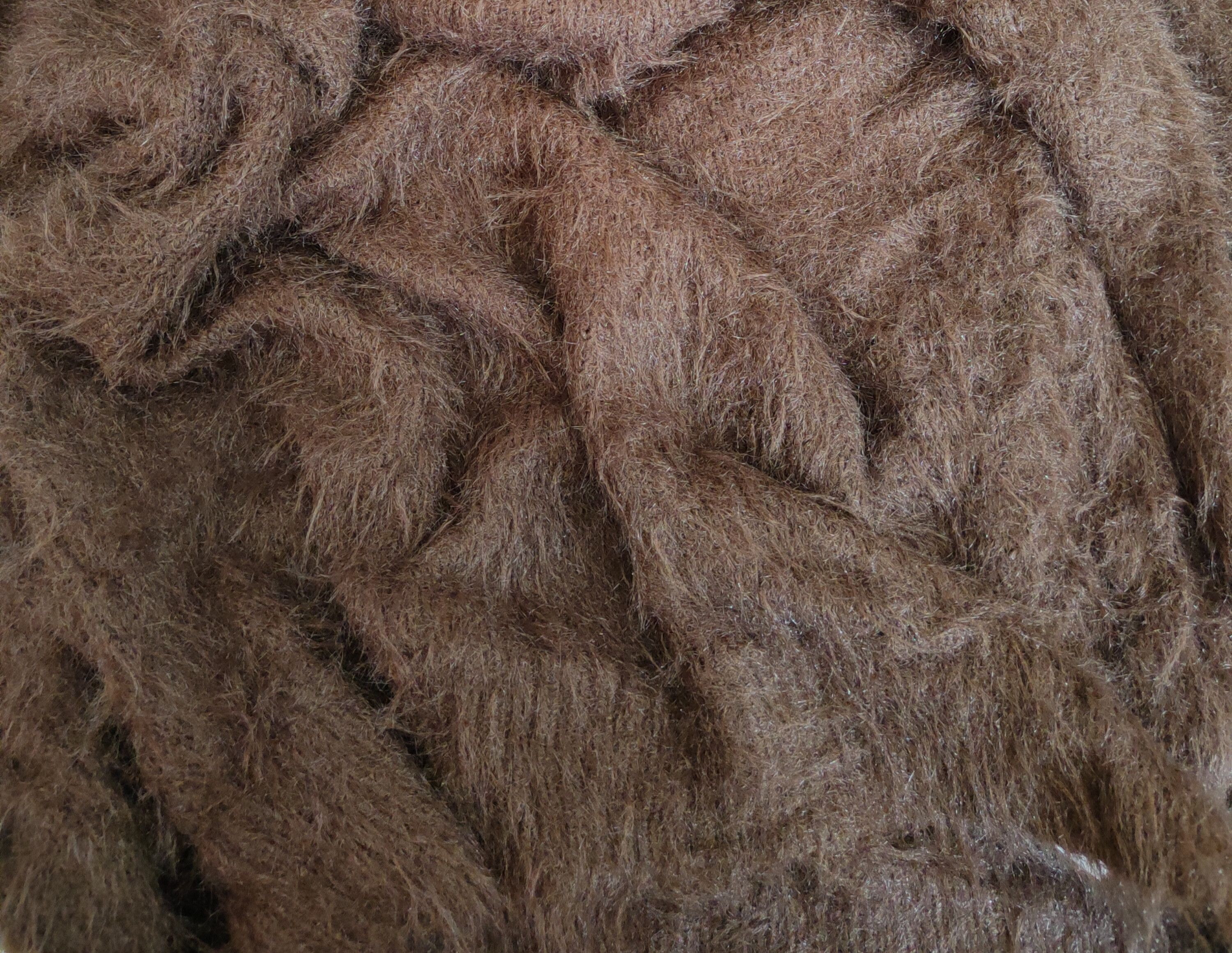LOWRYS FARM × Vintage Vintagw Lowrys Farm Dark Brown Fur Mohair Knitwear Size L / US 10 / IT 46 - 10 Thumbnail