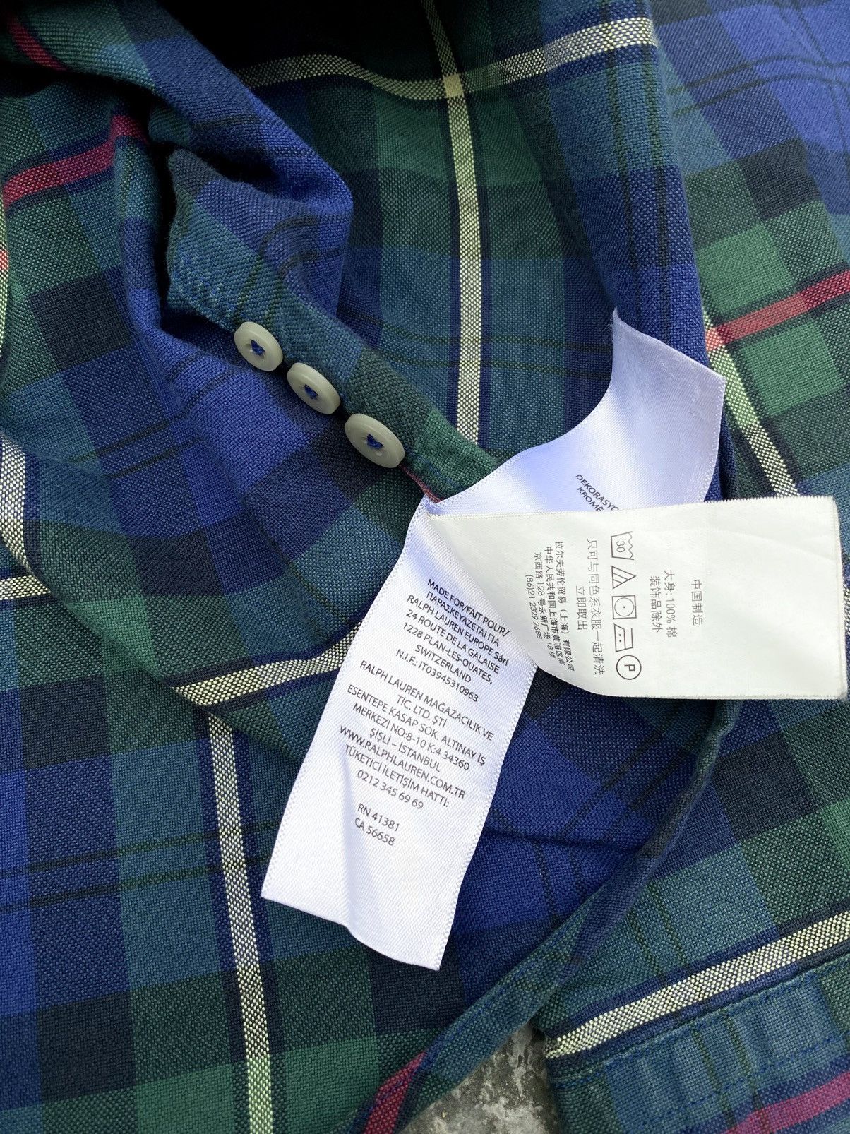 Polo Ralph Lauren Vintage polo ralph lauren classic fit check shirt button Size US L / EU 52-54 / 3 - 6 Thumbnail