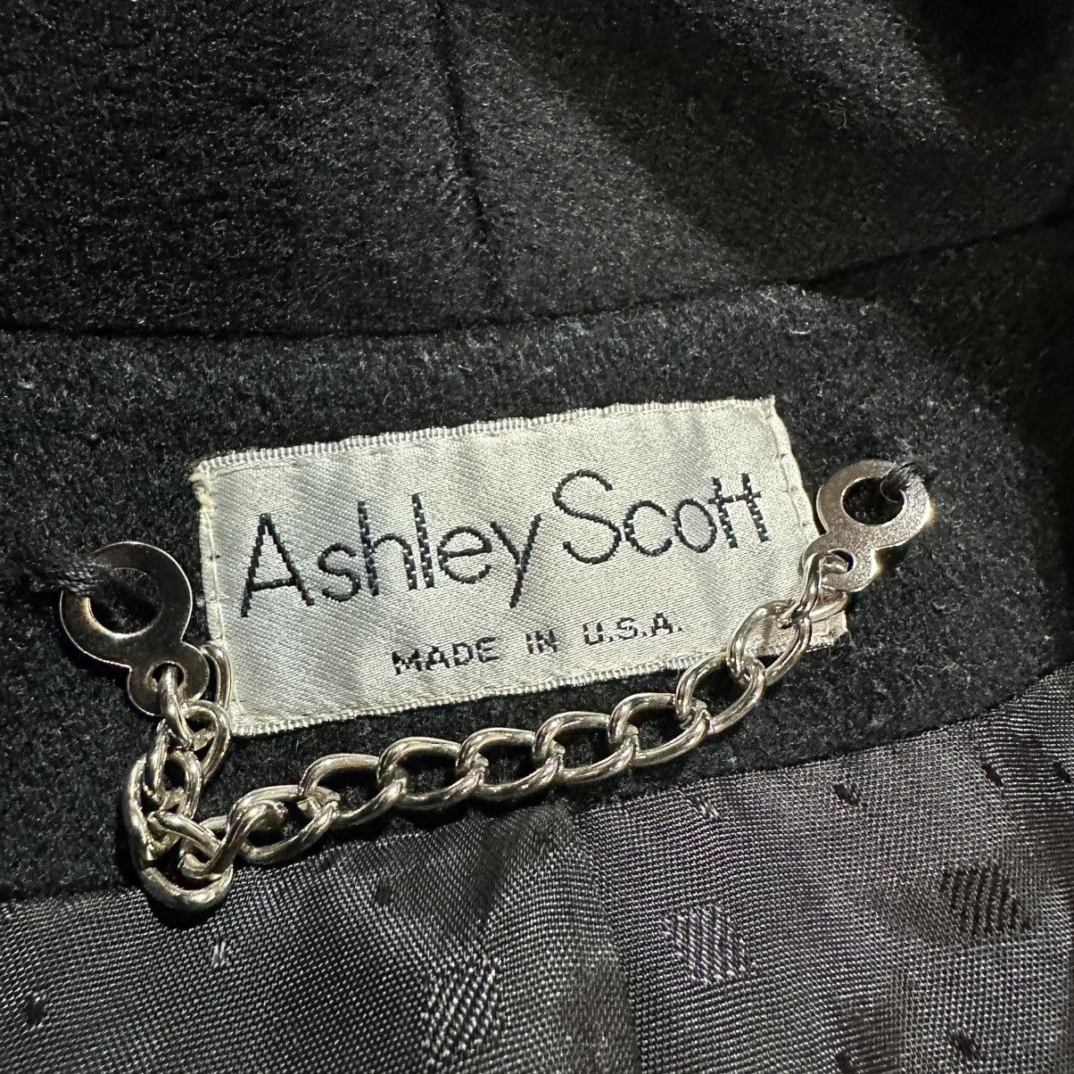 Vintage Vintage Ashley Scott 100% Wool Overcoat, Black, 2XL Size XXL / US 16-18 / IT 52-54 - 3 Thumbnail