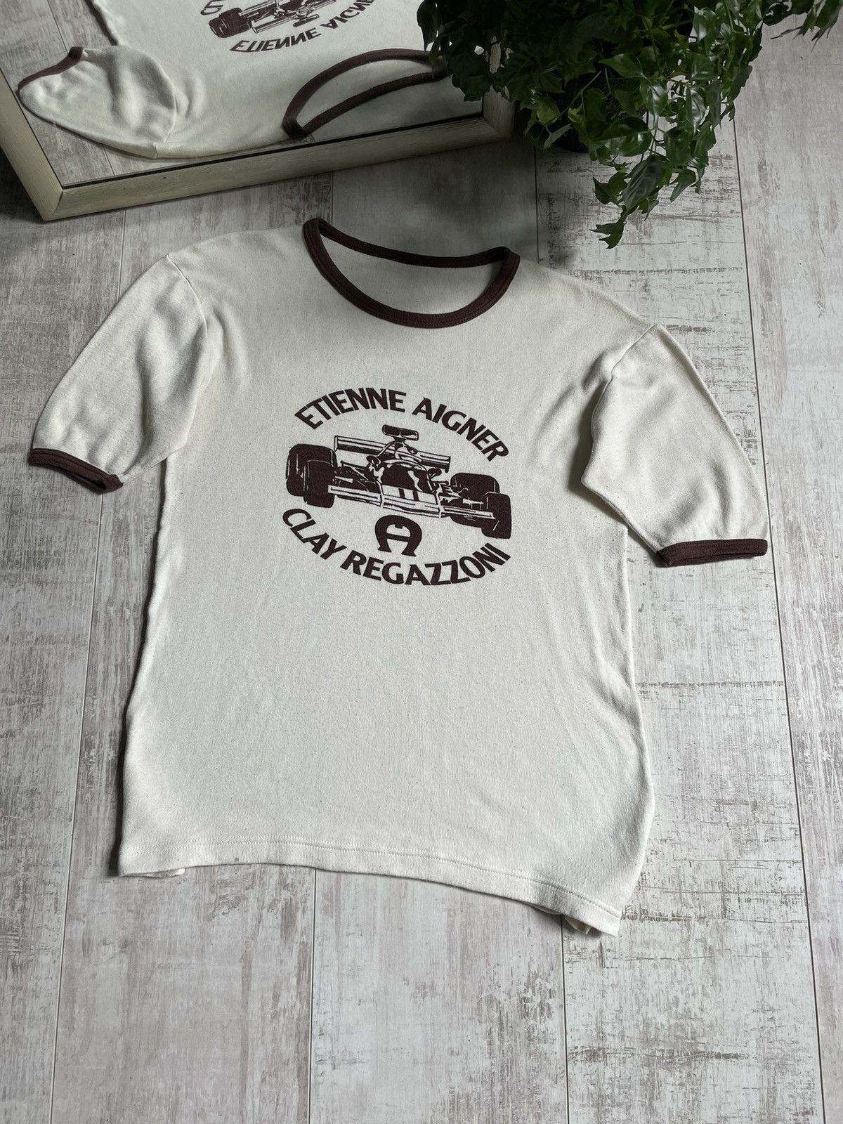 Formula 1 Vintage Formula 1 Etienne Aigner 80’s T-Shirt Racing RARE Size M / US 6-8 / IT 42-44 - 1 Thumbnail