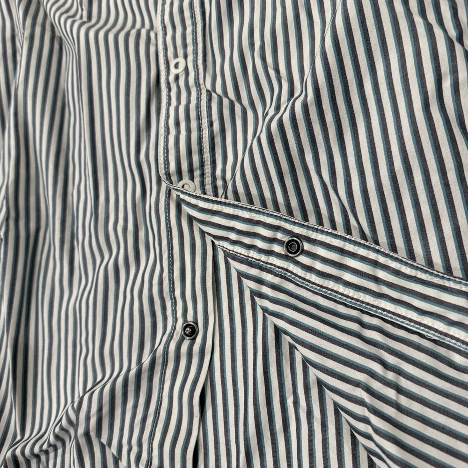 The North Face The North Face Striped Short Sleeve Snap Button Down Mens M Size US M / EU 48-50 / 2 - 5 Thumbnail