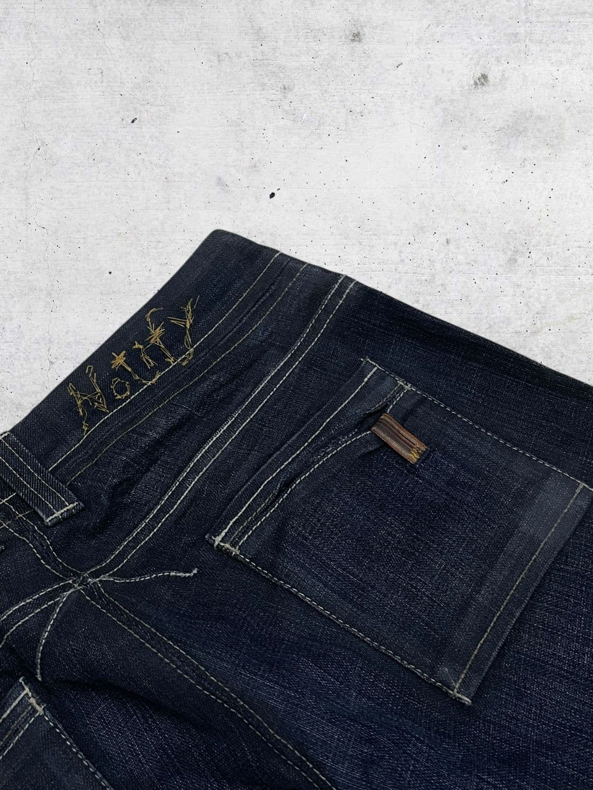 Notify VINTAGE NOTIFY CRAFTED JAPAN DESIGNER OG FLARED INDIGO DENIM Size US 28 / EU 44 - 15 Thumbnail
