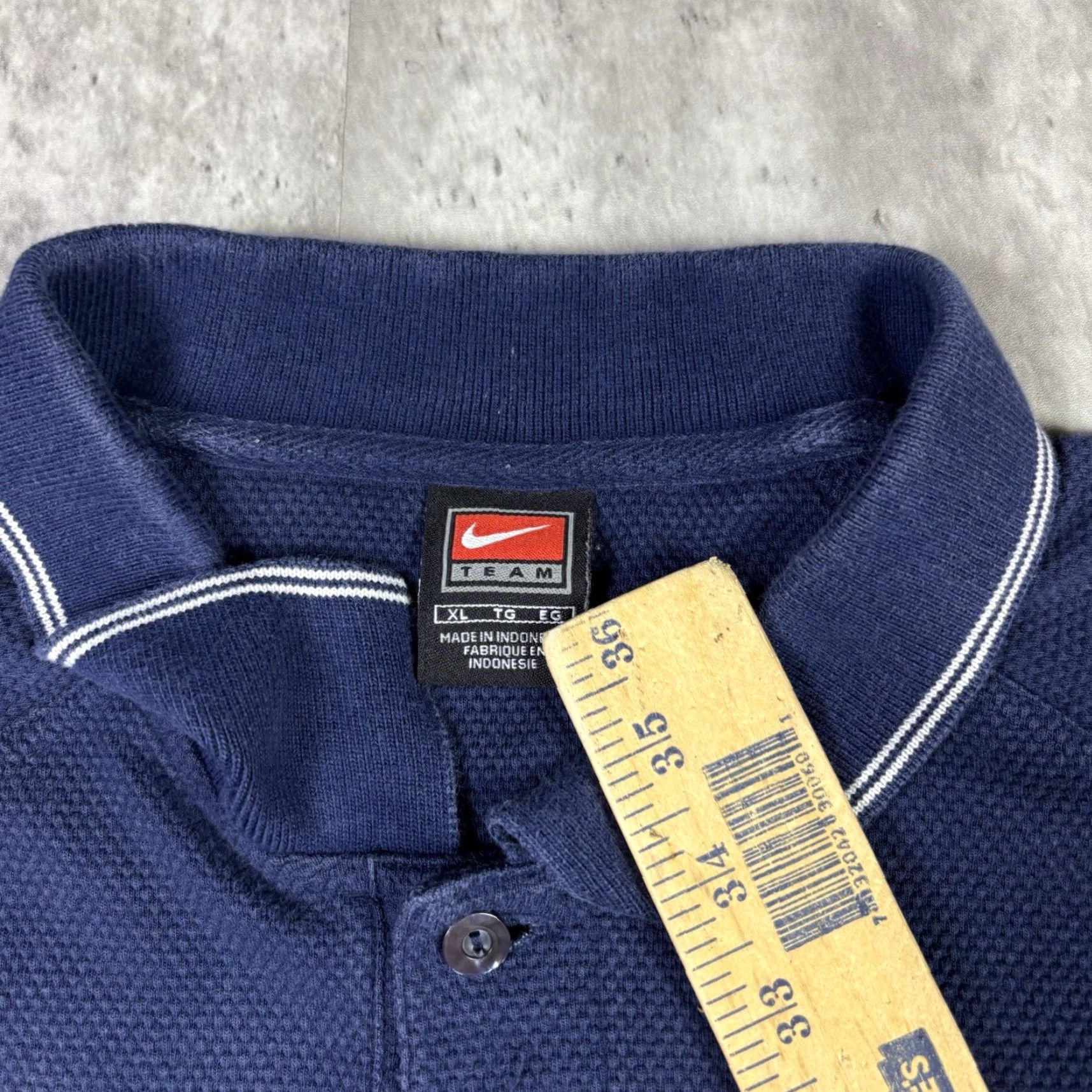 Nike VINTAGE Nike Penn State Collared Polo Shirt Embroidered 1990s Adult XL Blue Cotton Short Sleeve Sports Golf Size US XL / EU 56 / 4 - 5 Thumbnail