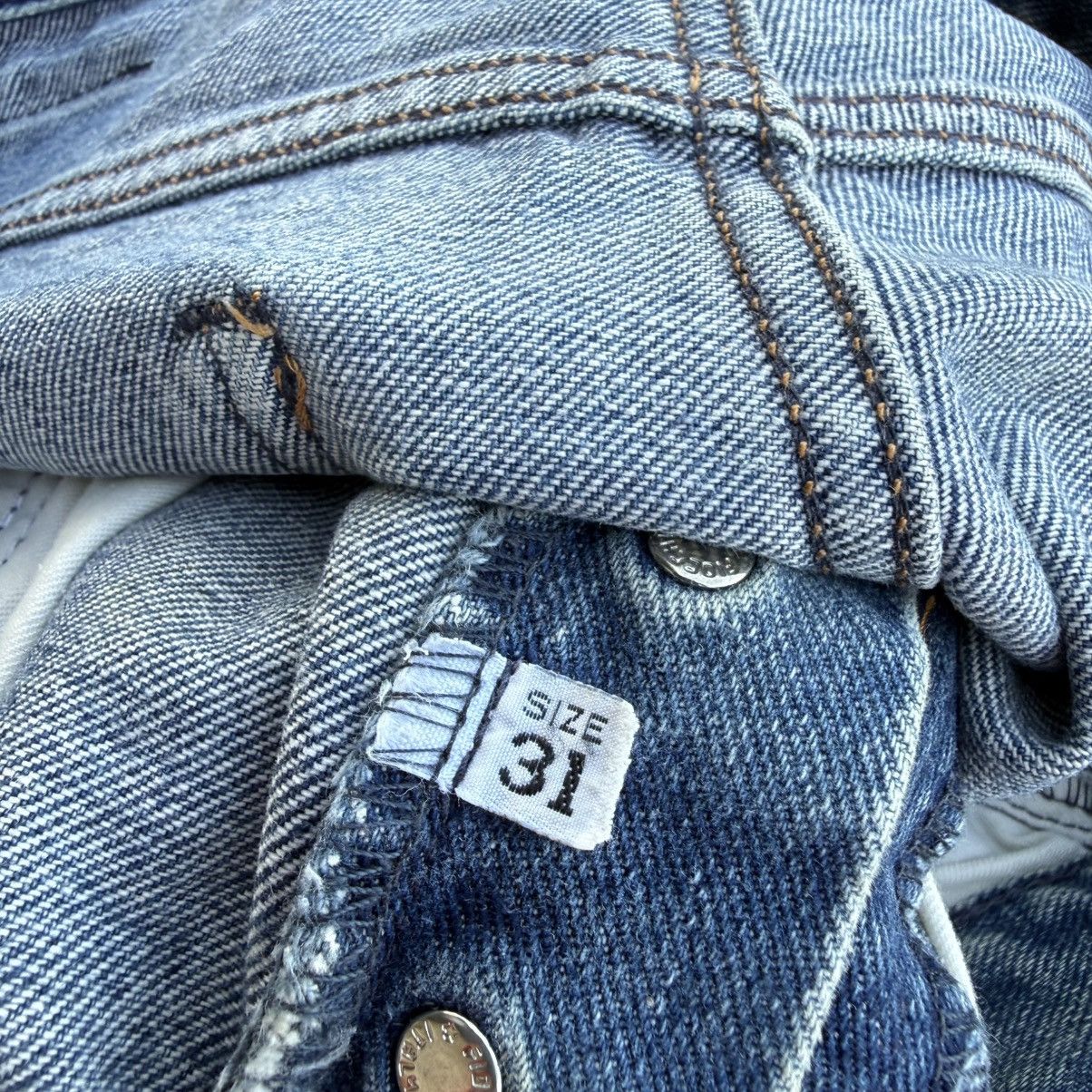 Armani Vintage Armani Jeans Button Fly Rusty Faded Denim Jean Size US 31 - 15 Thumbnail