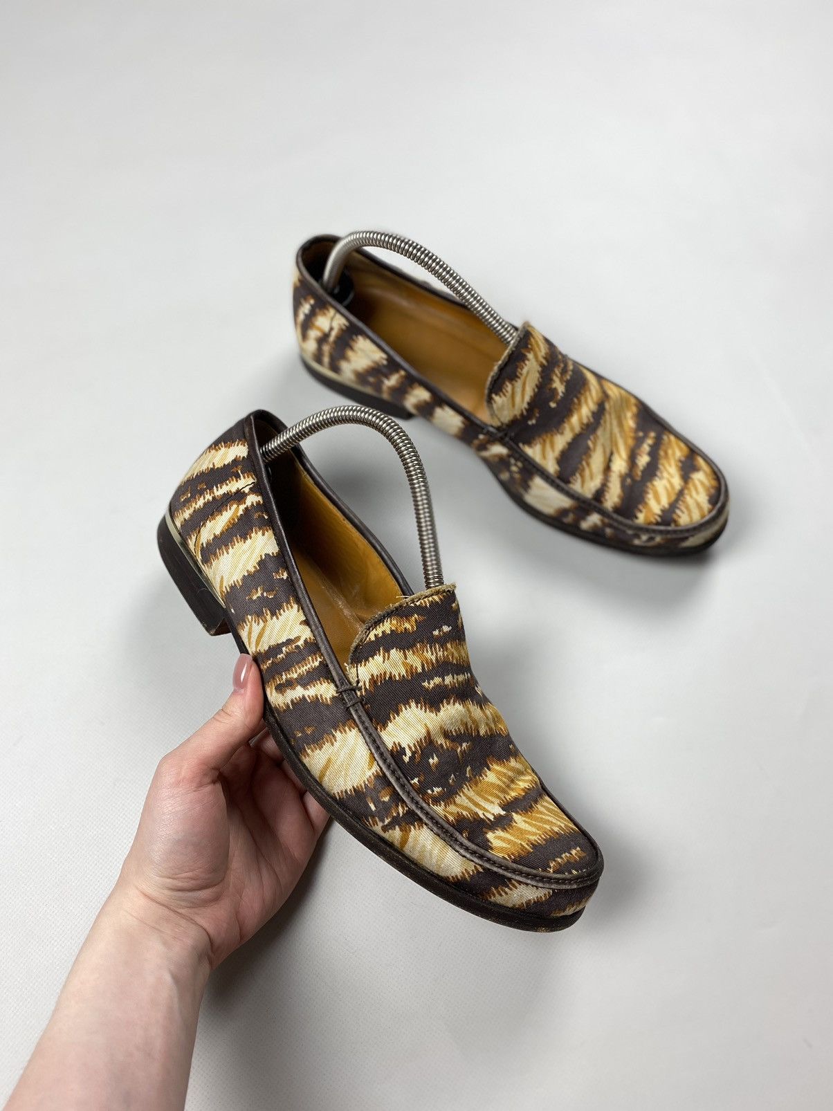 Dolce & Gabbana Dolce & Gabbana men’s vintage animal pattern loafer shoes Size US 8.5 / EU 41-42 - 17 Thumbnail