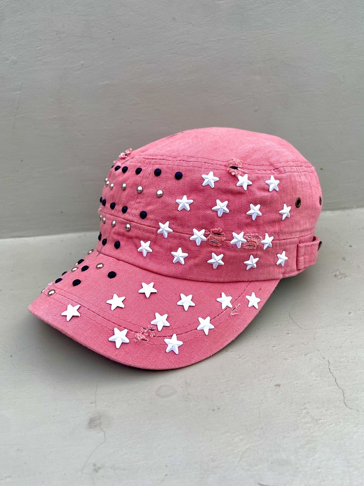Hysteric Glamour 2000s Y2K studded star L.G.B style patrol hat Size ONE SIZE - 1 Thumbnail