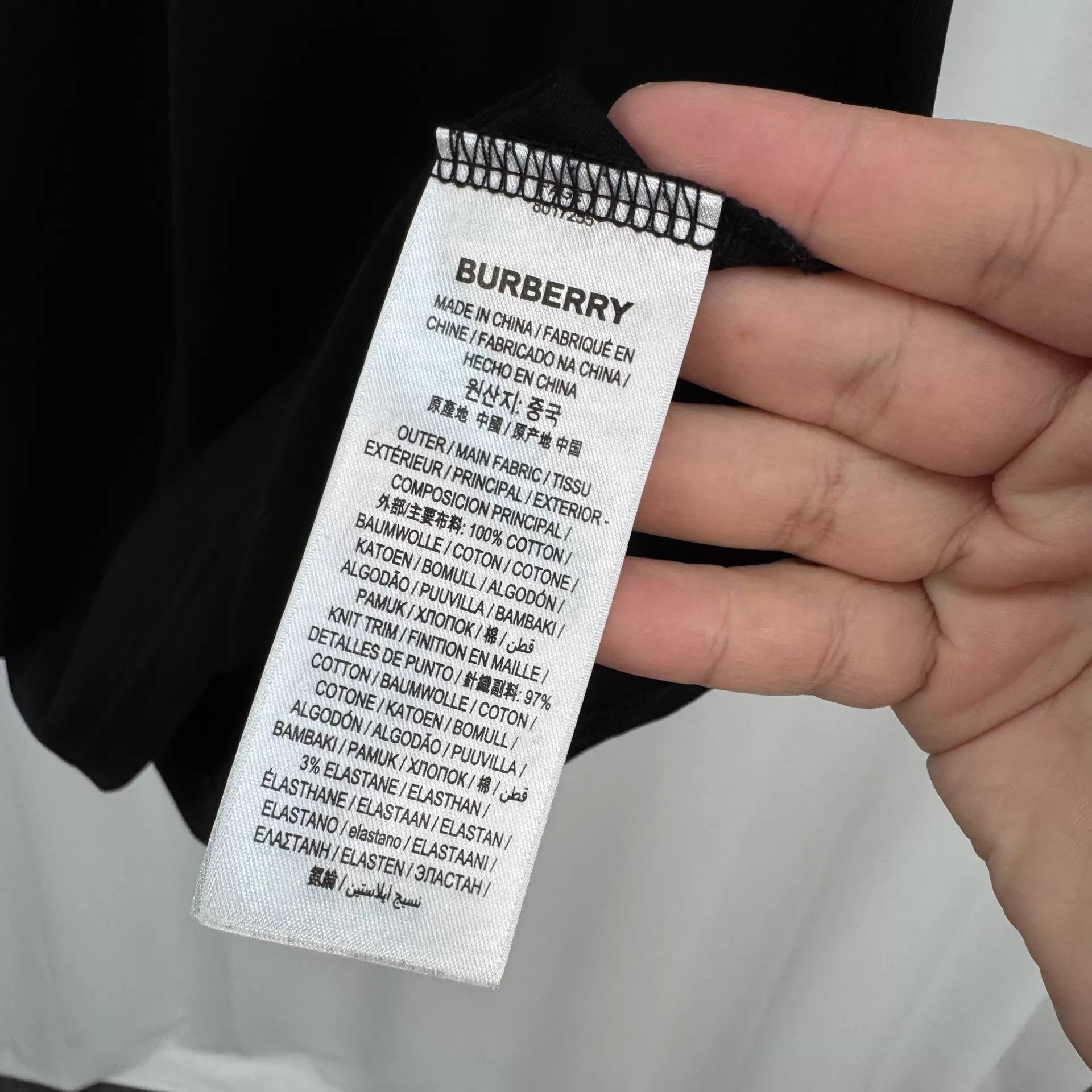 Burberry Burberry Embroidered Logo Short Sleeve Tee M 99 New Size US M / EU 48-50 / 2 - 6 Thumbnail