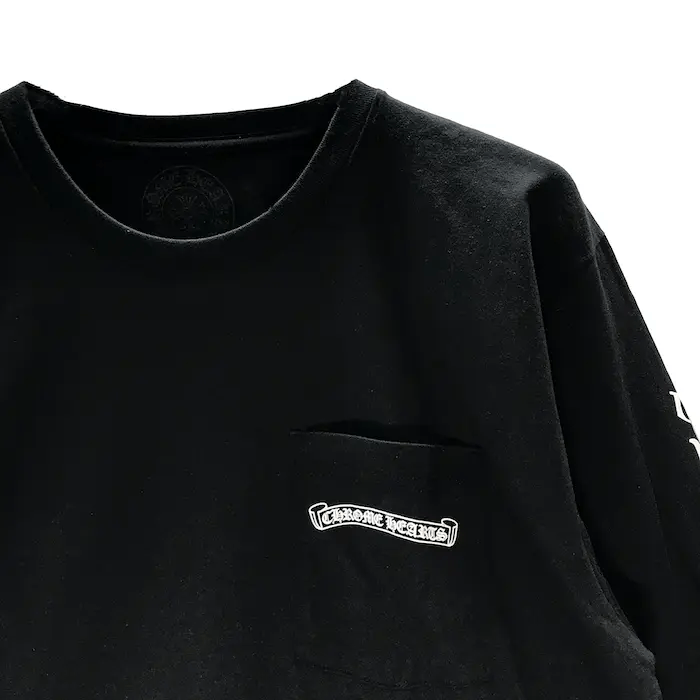 Chrome Hearts Chrome Hearts Scroll Script Logo Tee Size US L / EU 52-54 / 3 - 3 Thumbnail
