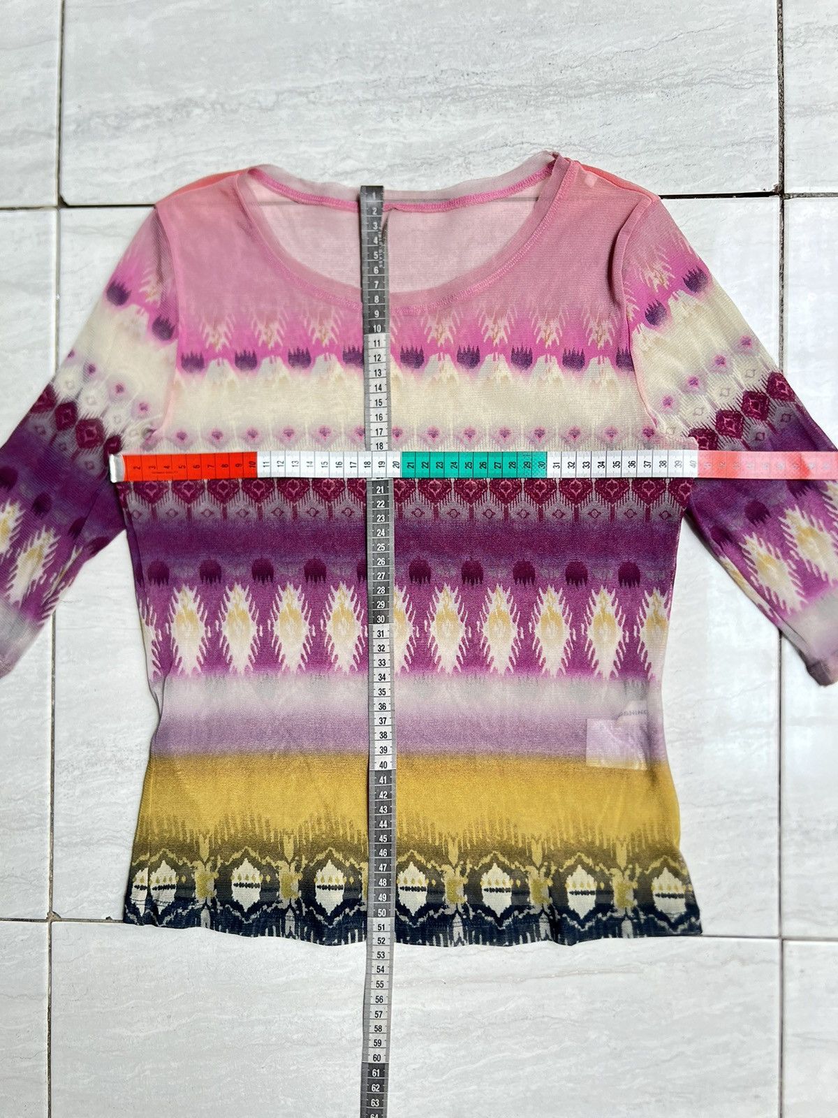 Hiroko Koshino Homme Hiroko Koshino Mesh Motive T-shirt Size US XS / EU 42 / 0 - 2 Thumbnail