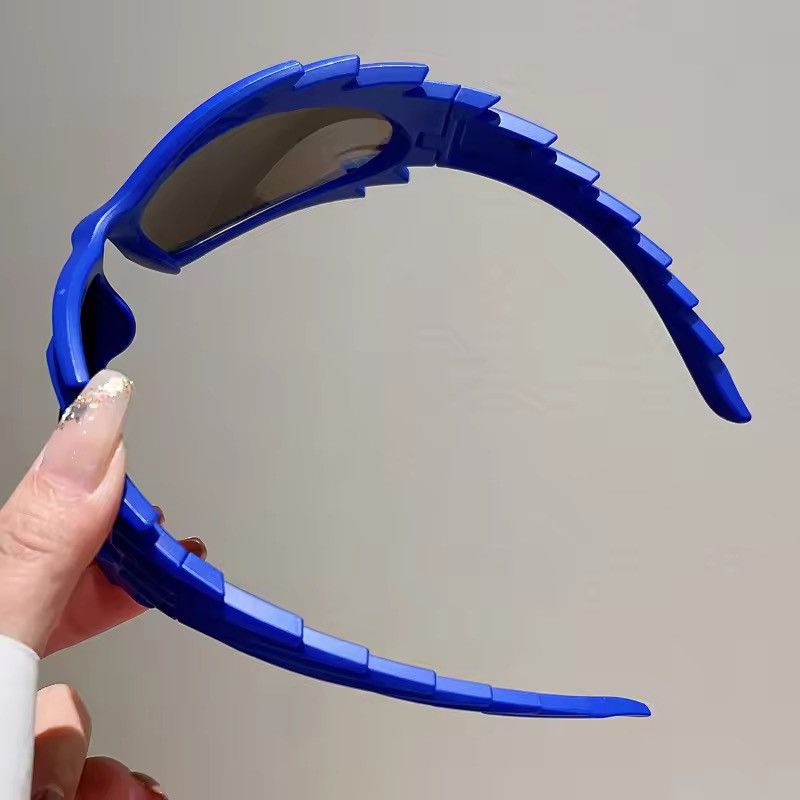 Electric Visual Trend Hedgehog Big Frame Sun Glasses Size ONE SIZE - 5 Thumbnail