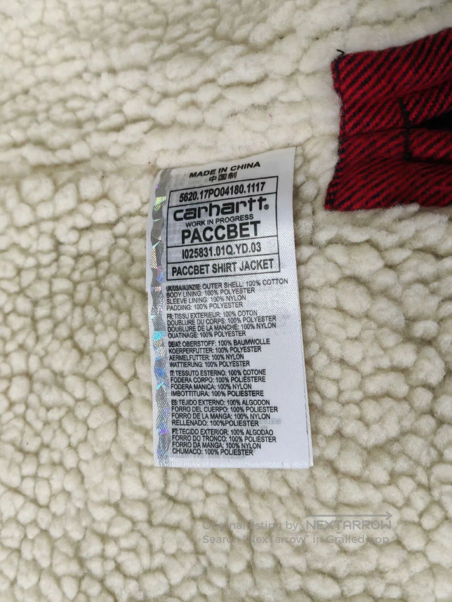 Carhartt Wip carhartt wip paccbest flannel shirt jacket. Size US S / EU 44-46 / 1 - 6 Thumbnail