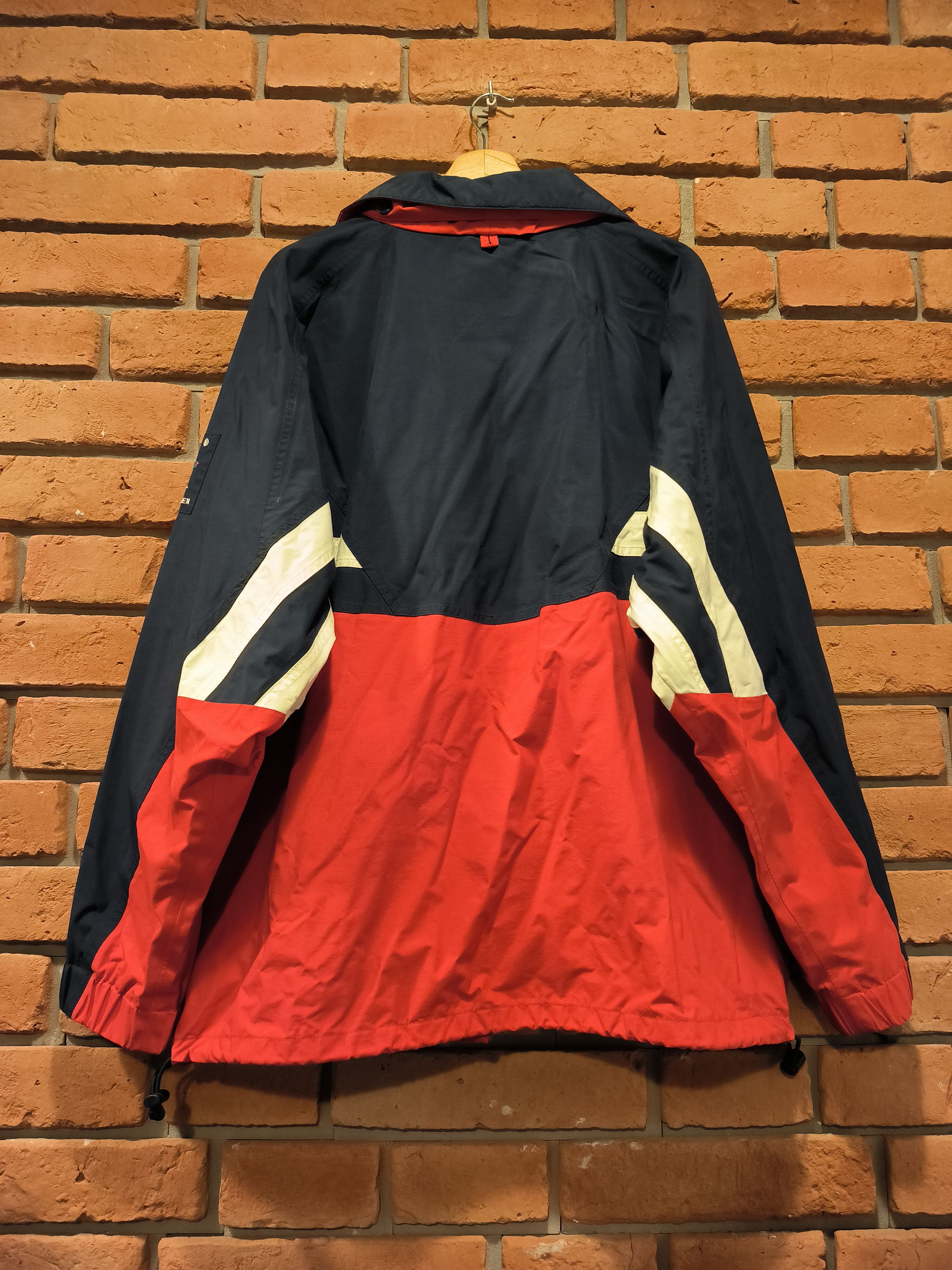 Helly Hansen × Vintage Vintage Helly Hansen HH Jacket Windbreaker Logo Red Size US XL / EU 56 / 4 - 4 Thumbnail
