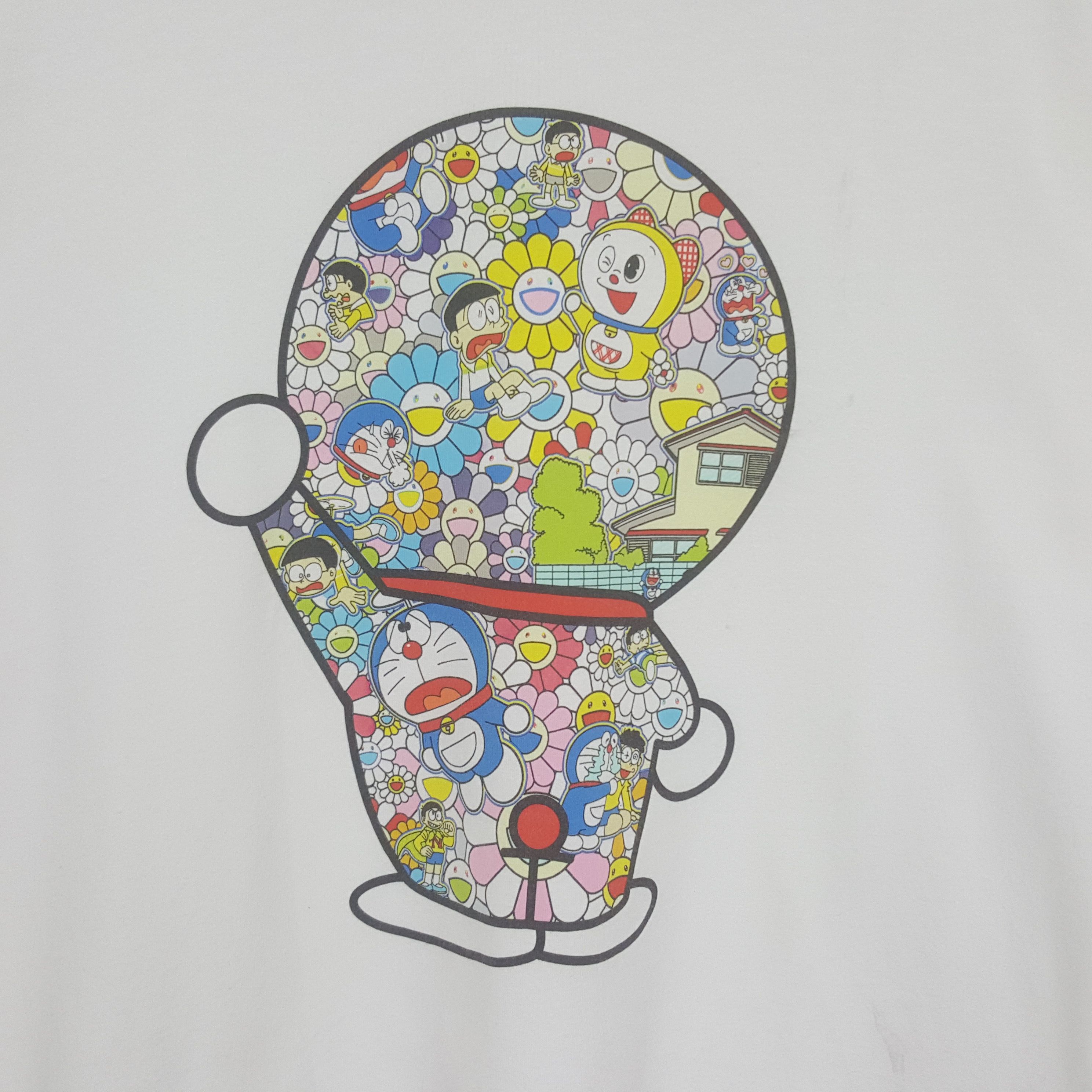 Japanese Brand × Takashi Murakami × Vintage Vintage Doraemon Tokyo 2017 Designed Takashi Murakami Tshirt Size US M / EU 48-50 / 2 - 2 Thumbnail