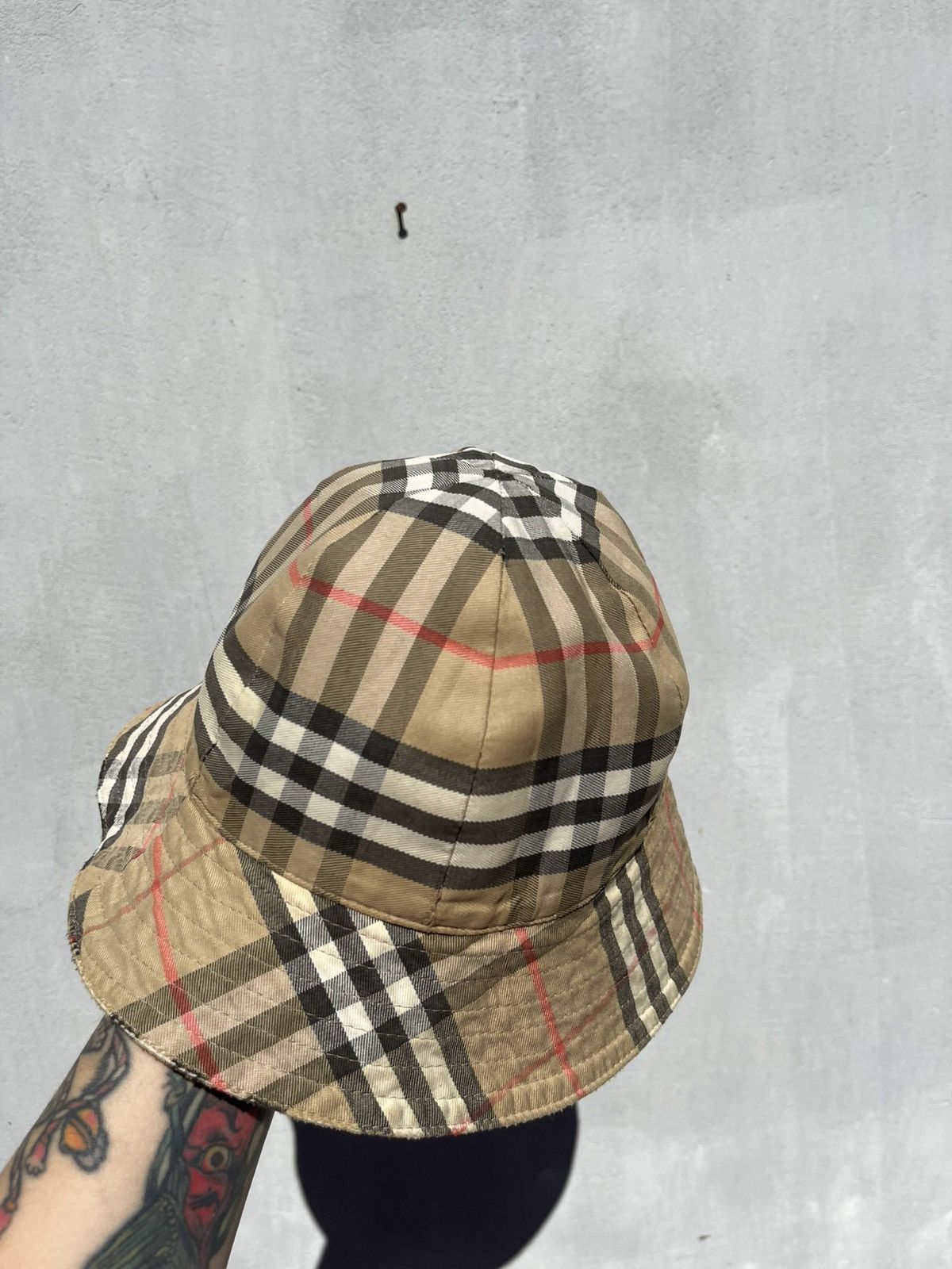 Burberry Burberry vintage Burberrys hat bucket cap Panama nova Size ONE SIZE - 4 Thumbnail