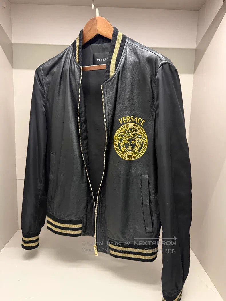 Versace Versace Men's leather jackets Size US L / EU 52-54 / 3 - 1 Thumbnail