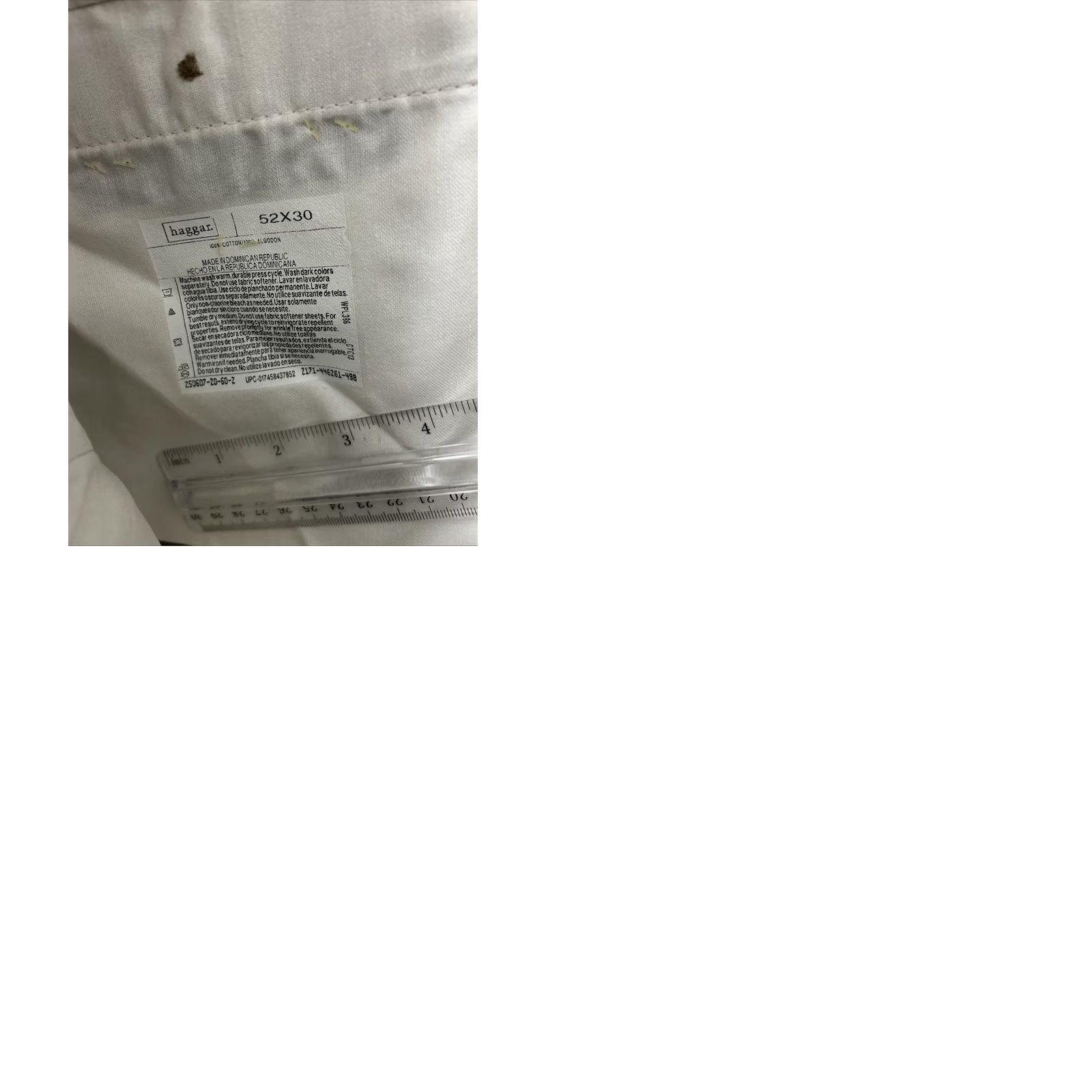 Haggar Haggar Black Label Pants Mens 52x30 Khaki Classic Fit Workwear Casual Flat Front Zipper Button Pockets Comfort Equipped Size US 36 / EU 52 - 9 Thumbnail