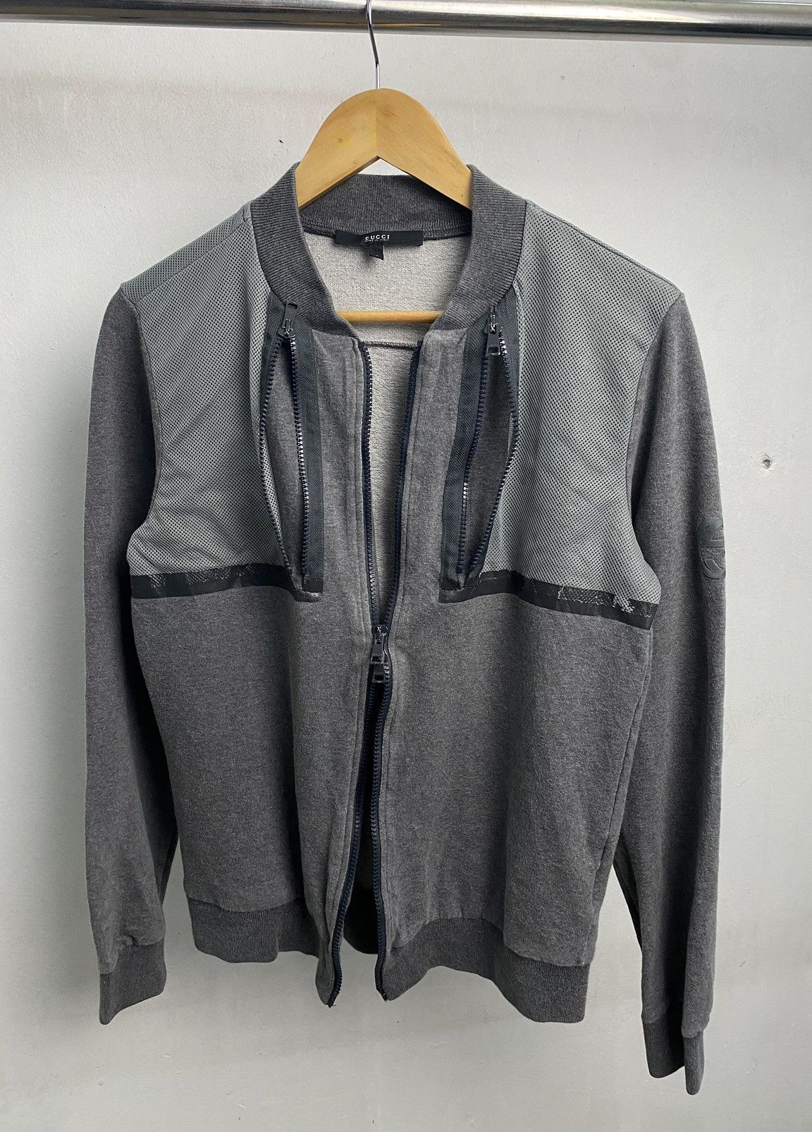 Gucci Gucci Technical Panel Zip-Up Sweatshirt Size US S / EU 44-46 / 1 - 3 Thumbnail
