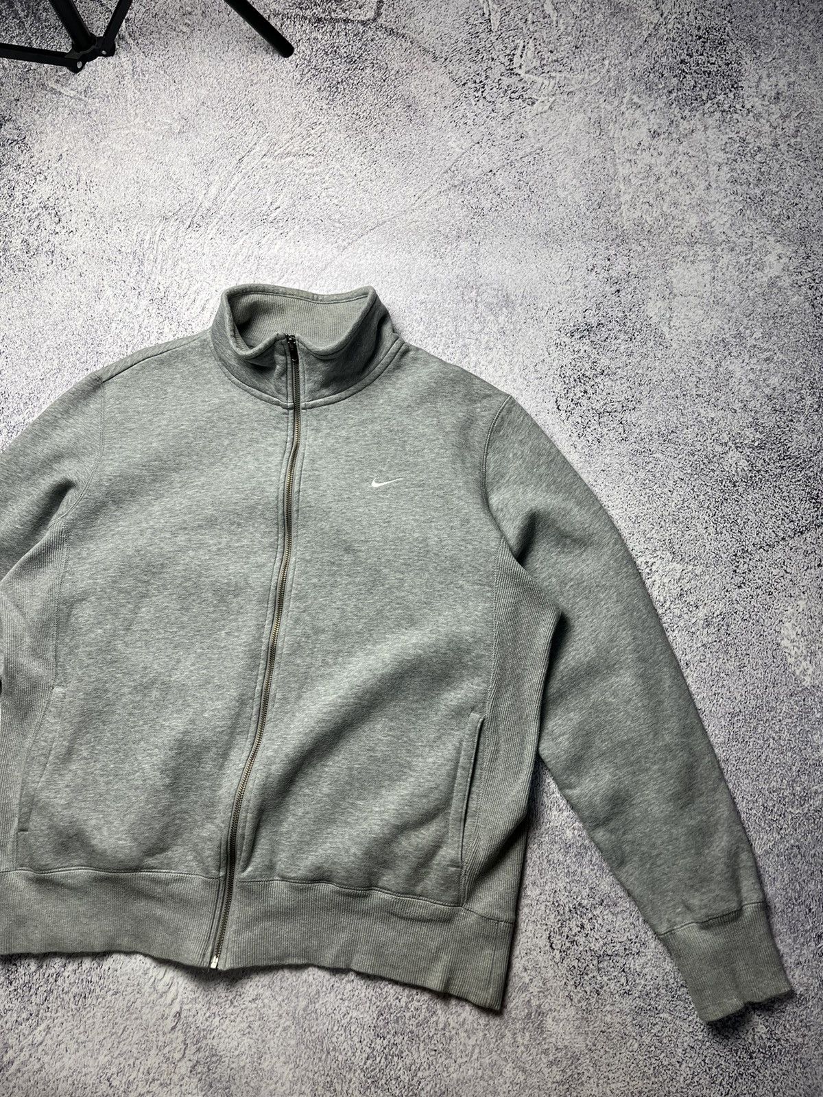 Nike × Vintage Vintage Nike Y2K Zip Up Hoodie Track Jacket Size US XL / EU 56 / 4 - 4 Thumbnail