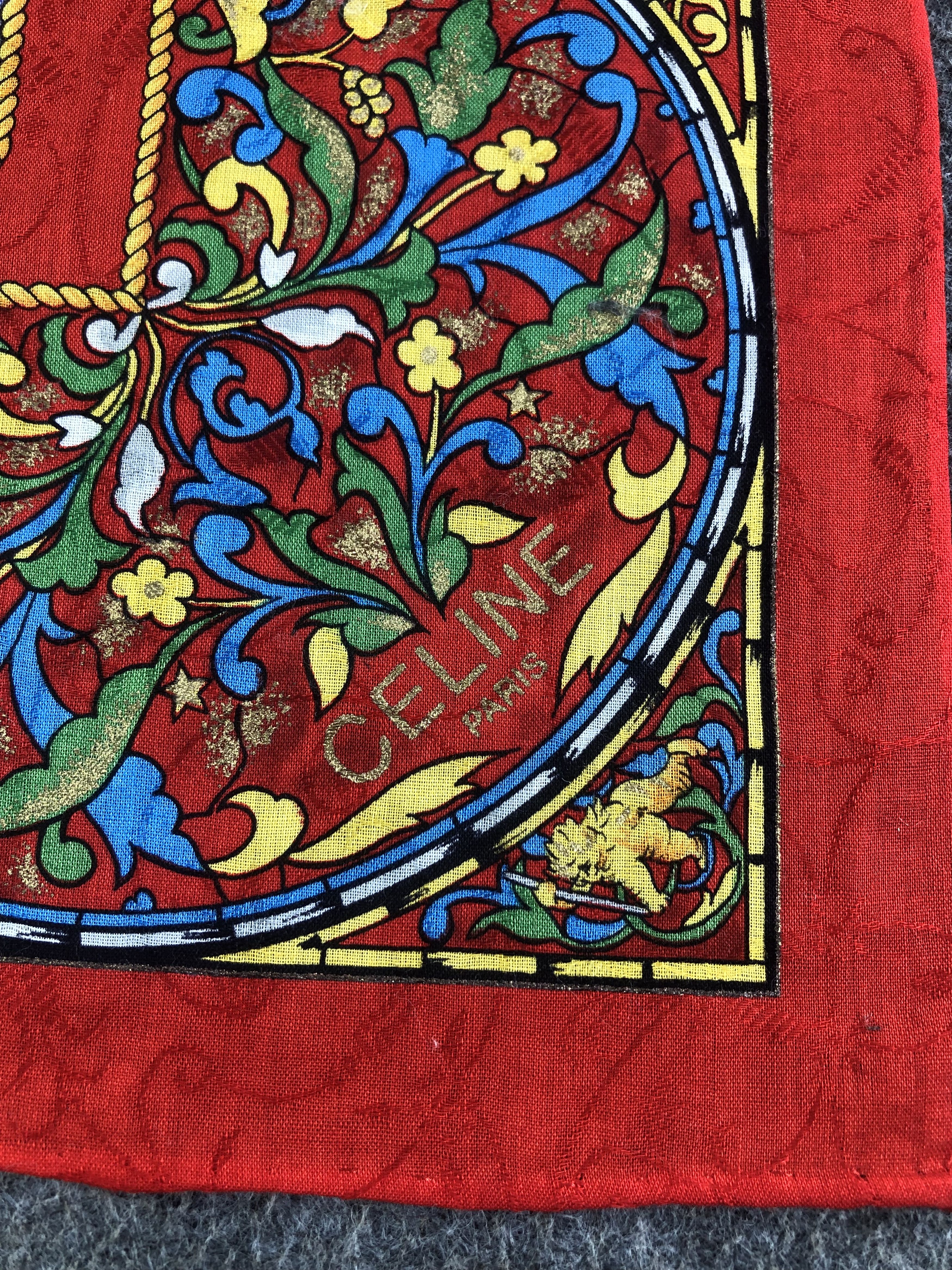 Celine Celine Handkerchief / Bandana / Neckerchief Size ONE SIZE - 5 Thumbnail
