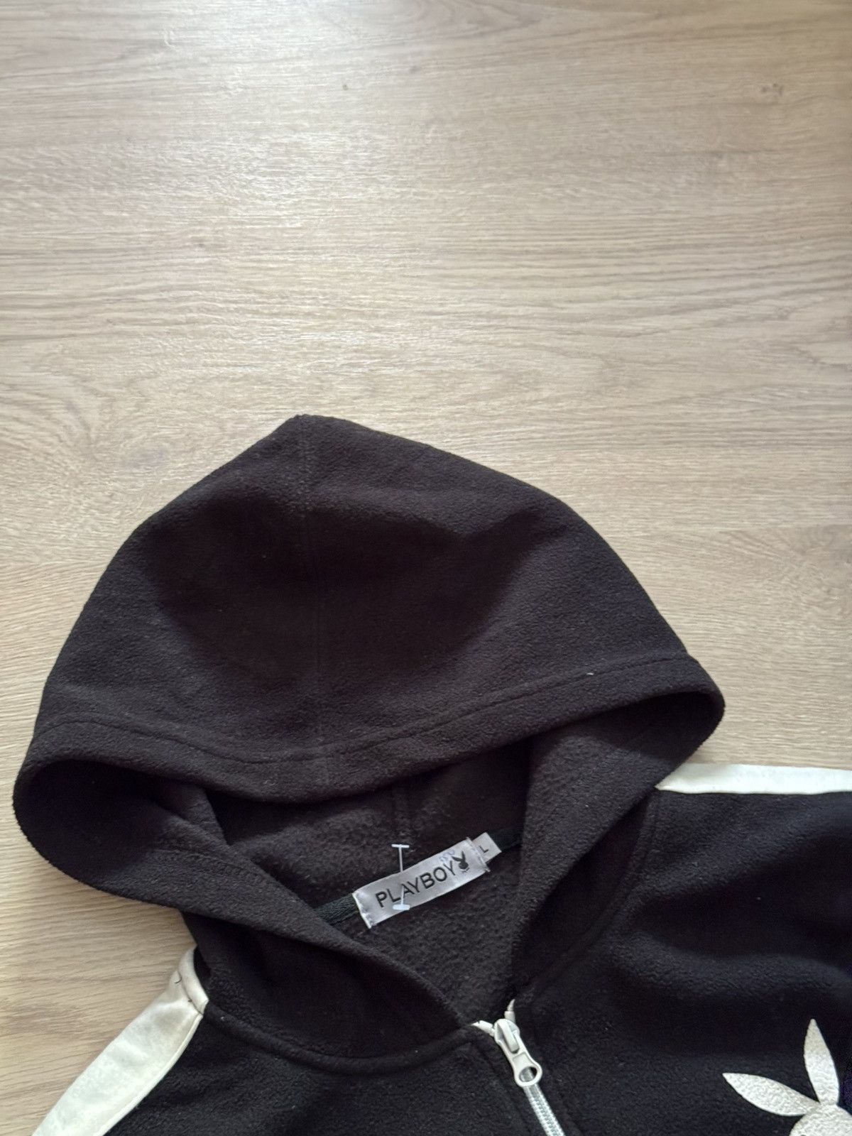 Playboy Vintage 90s Playboy y2k Rare Full Zip Japanese Market Hoodie Size US L / EU 52-54 / 3 - 3 Thumbnail