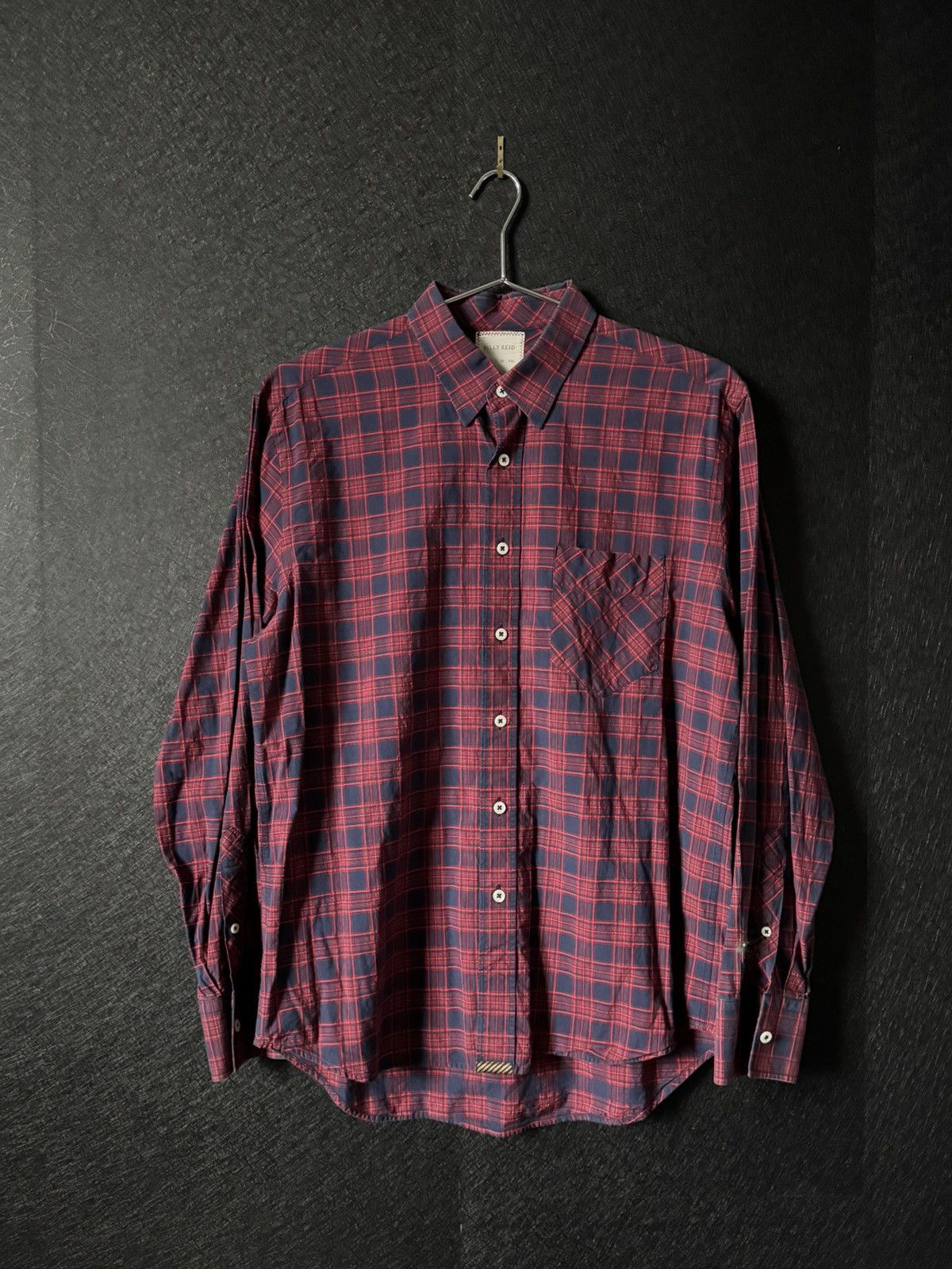 Billy Reid Billy Reid Tuscumbia Shadow Plaid Cotton Button-Up Size US M / EU 48-50 / 2 - 1 Thumbnail