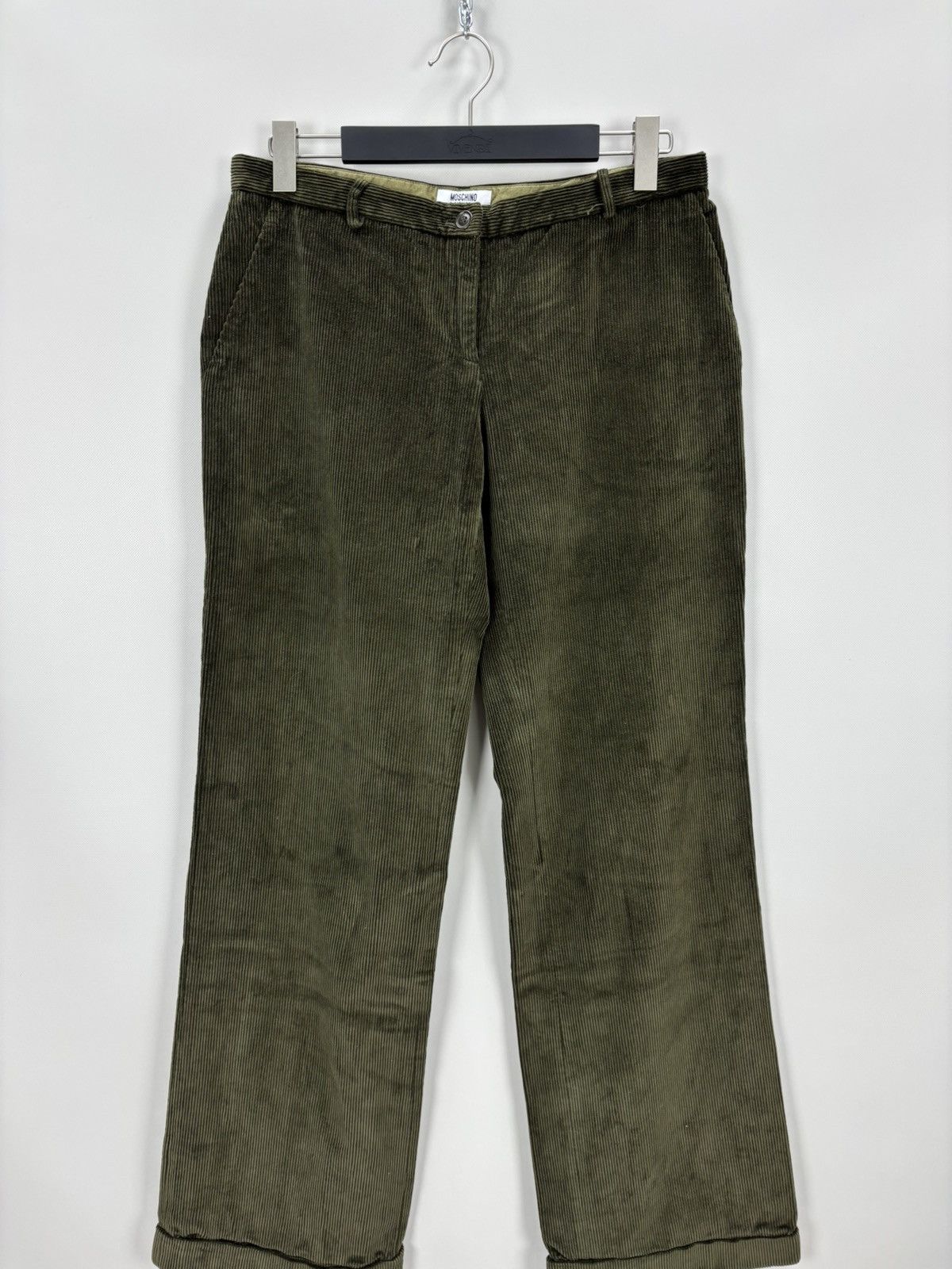 Designer × Moschino Womens corduroy pants Moschino Cheap and Chic Size 46 Size 32" / US 10 / IT 46 - 2 Thumbnail