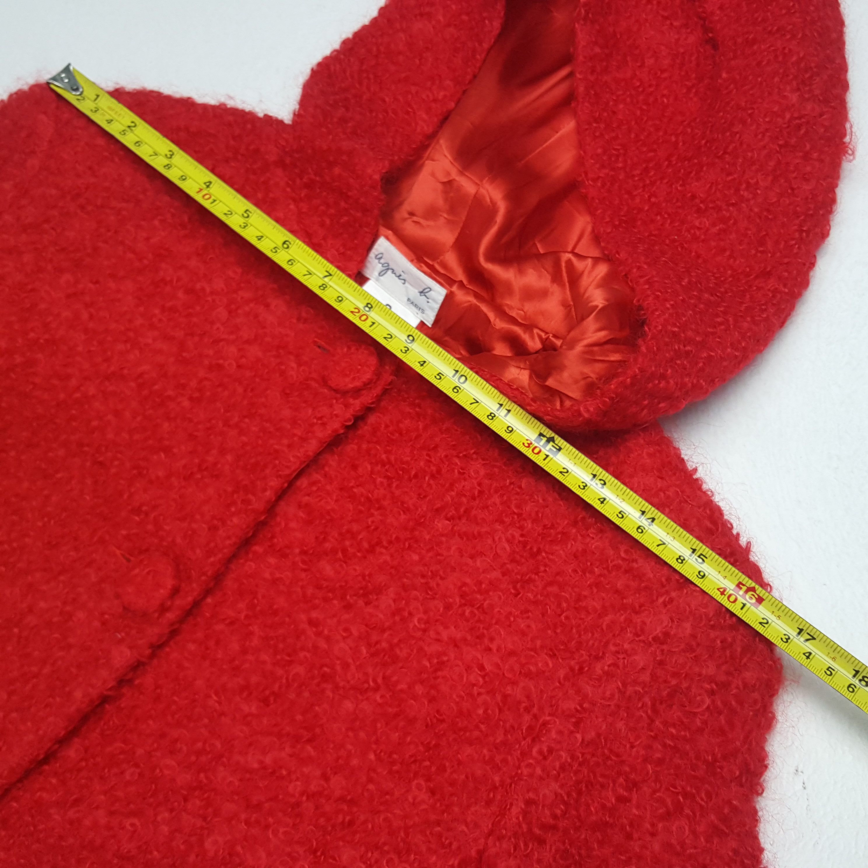 Vintage × agnes b. Vintage Agnes B. Fashion Designer Fleece Hoodie Jacket Size XS / US 0-2 / IT 36-38 - 7 Thumbnail