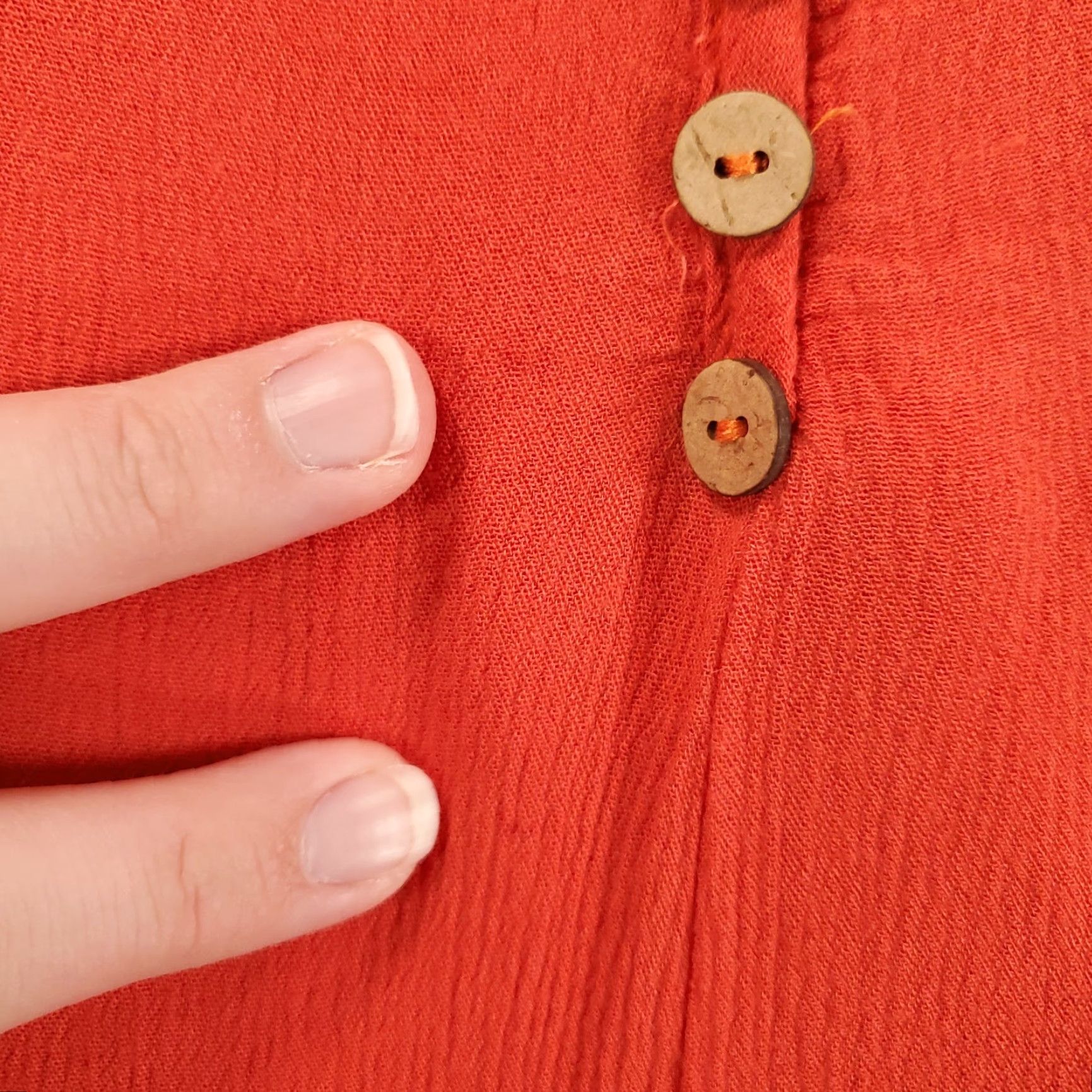 Vintage Zanzea Dress Womens 2XL Long Maxi A-Line Bohemian Orange Lined V-Neck Pullover Casual Travel Size XXL / US 16-18 / IT 52-54 - 6 Thumbnail