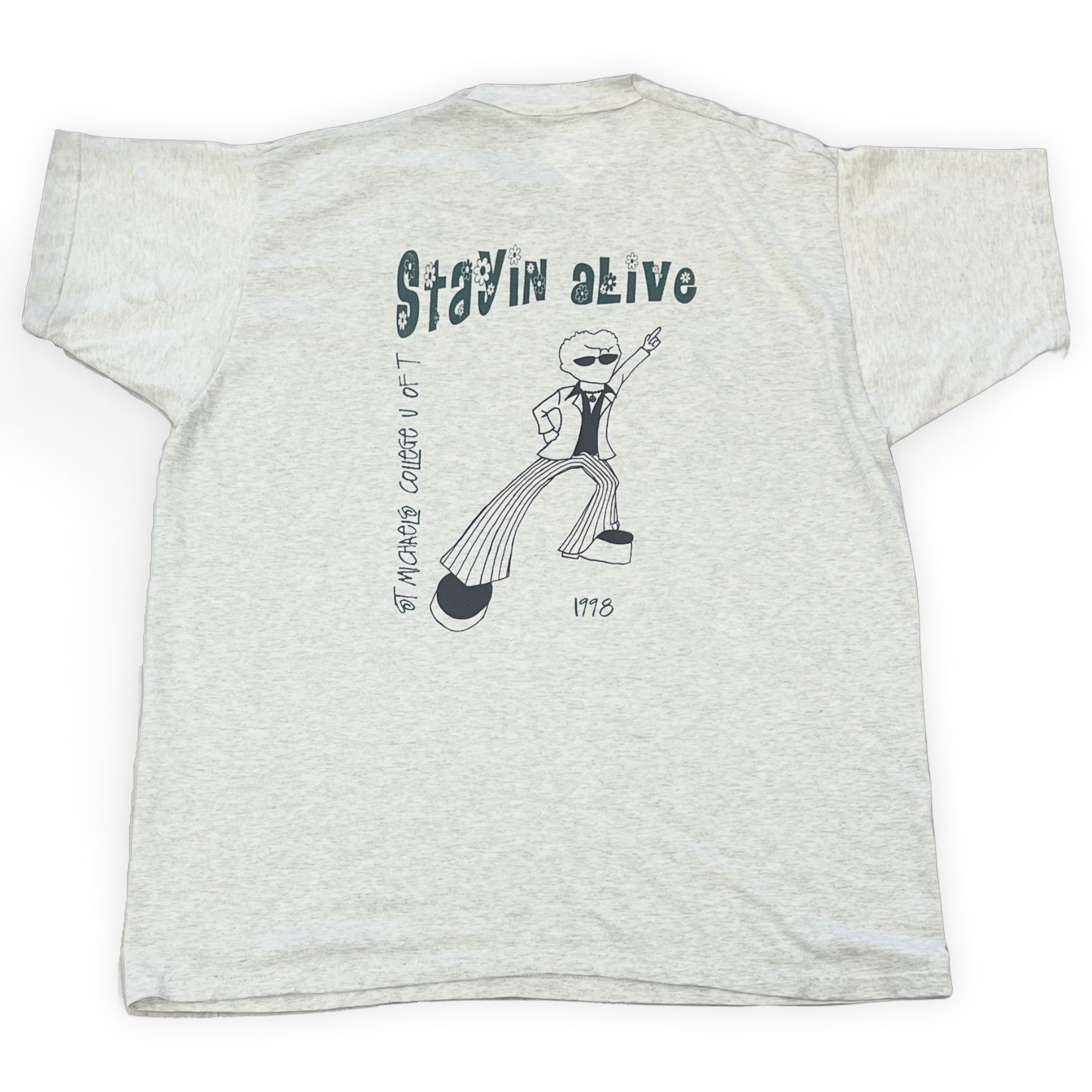 Vintage XL | Vintage 1998 U Of T Staying Alive Orientation T Size US XL / EU 56 / 4 - 2 Thumbnail