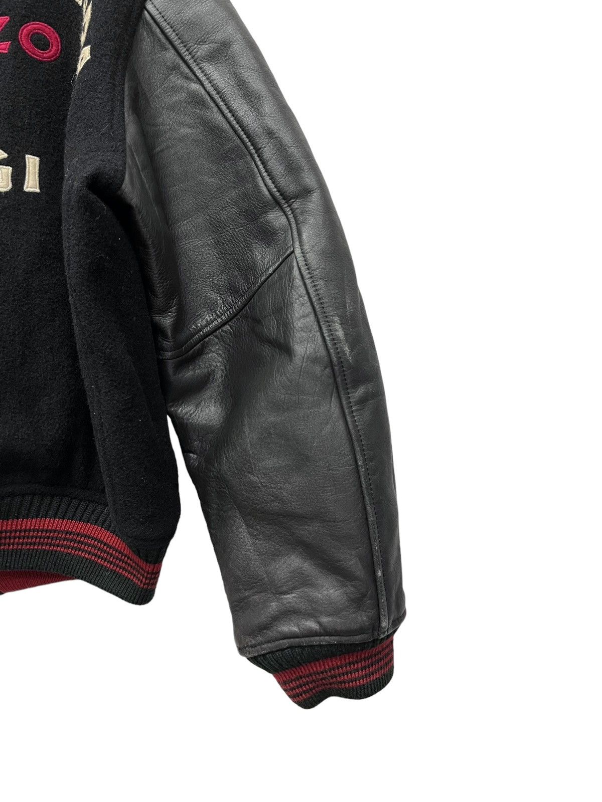 BIGI RARE🔥VINTAGE 90’s MEN’S BIGI Wool Leather Varsity Jacket Size US M / EU 48-50 / 2 - 7 Thumbnail