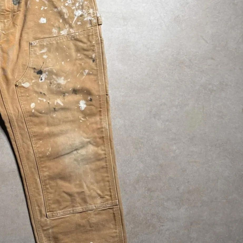 Carhartt Vintage Carhartt Tan Double Knee Pants - 36x30 Size US 36 / EU 52 - 5 Thumbnail
