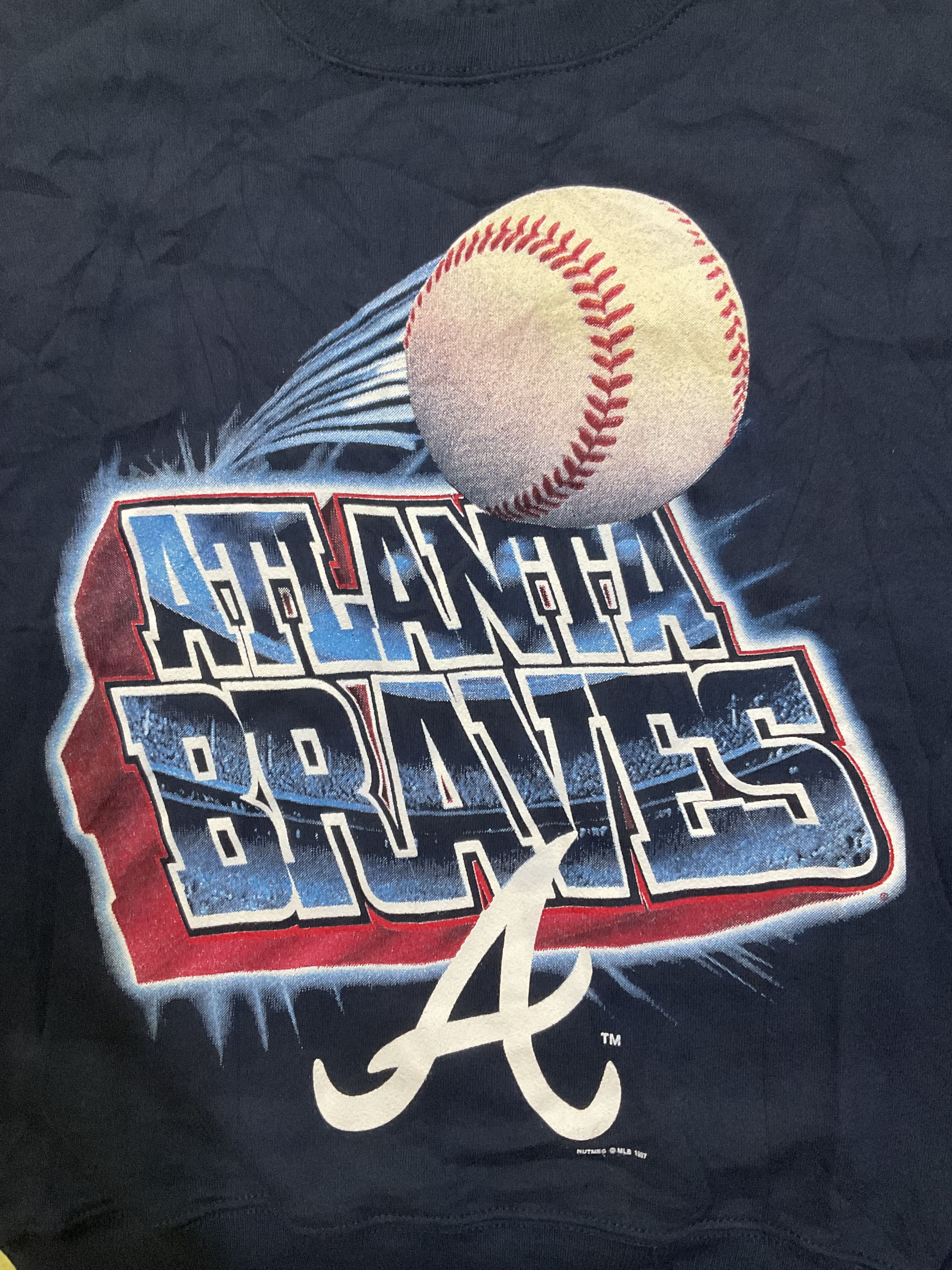 MLB Vintage 1997 MLB Atlanta Braves Sweatshirt Crewneck Size US M / EU 48-50 / 2 - 2 Thumbnail
