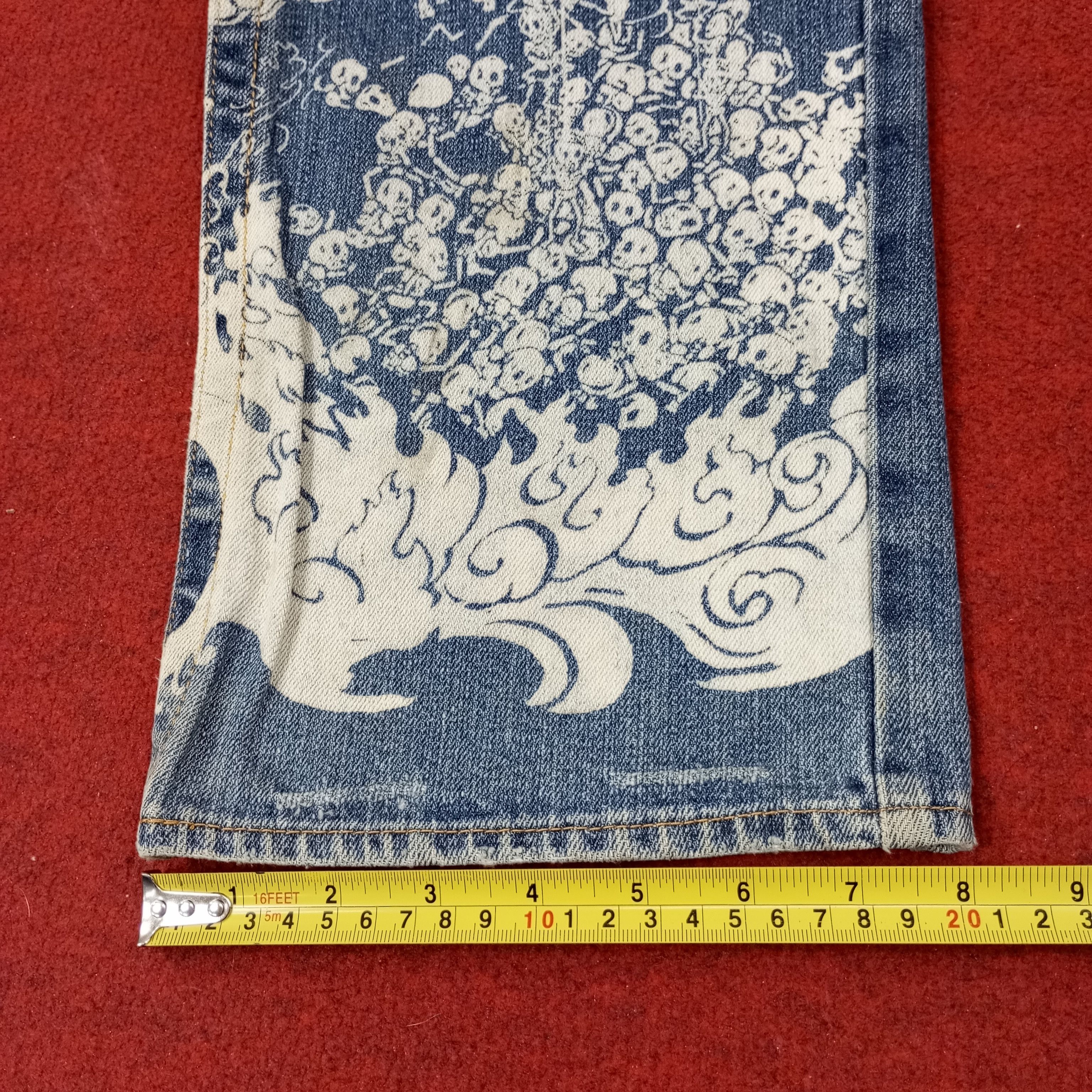 Japanese Brand Japanese Fashion Streetwear Style Art Design Jeans c252n24 Size US 36 / EU 52 - 11 Thumbnail