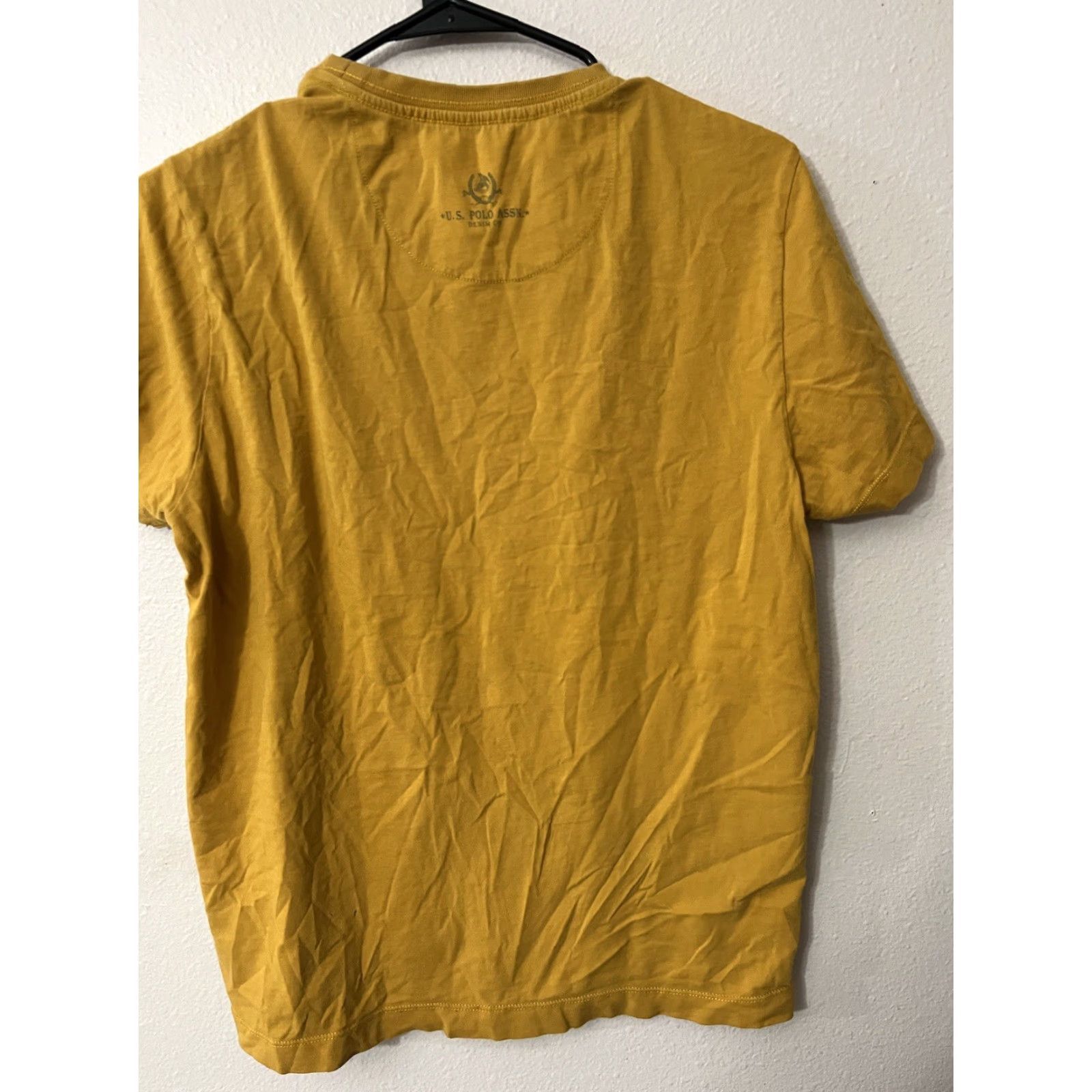 Vintage US Polo Assn. Graphic Tee Short Sleeve Men's T-Shirt M Yellow Denim 1890 Size US M / EU 48-50 / 2 - 2 Thumbnail