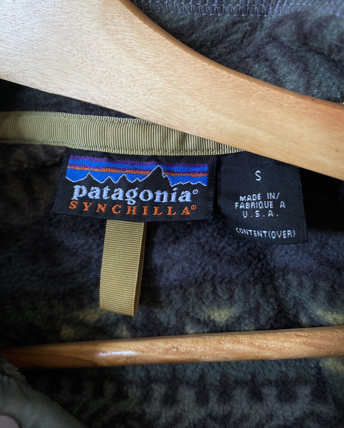 Patagonia Vintage Patagonia Synchilla Snap Button Navajo Fleece 1990s Size US S / EU 44-46 / 1 - 9 Thumbnail