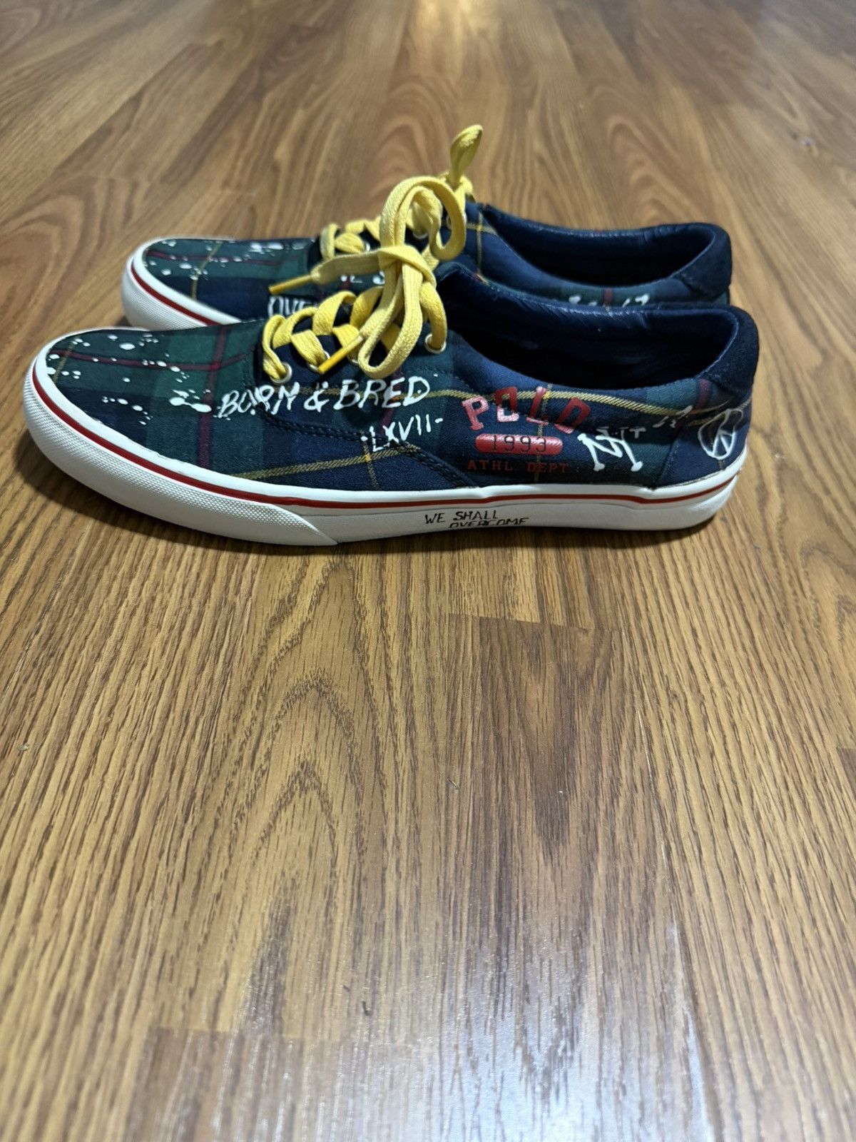 Polo Ralph Lauren Polo Ralph Lauren Tartan Graffiti Thorton Sneakers 8.5 Size US 8.5 / EU 41-42 - 1 Thumbnail