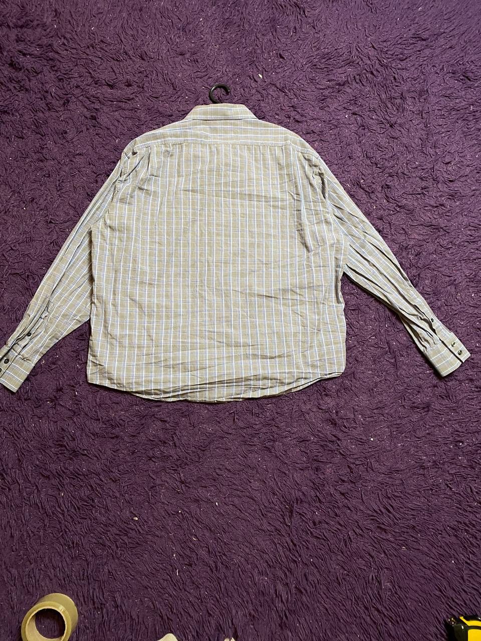 Yves Saint Laurent Y2K gray print shirt Yves Saint Laurent luxury Vintage Size US XL / EU 56 / 4 - 14 Thumbnail