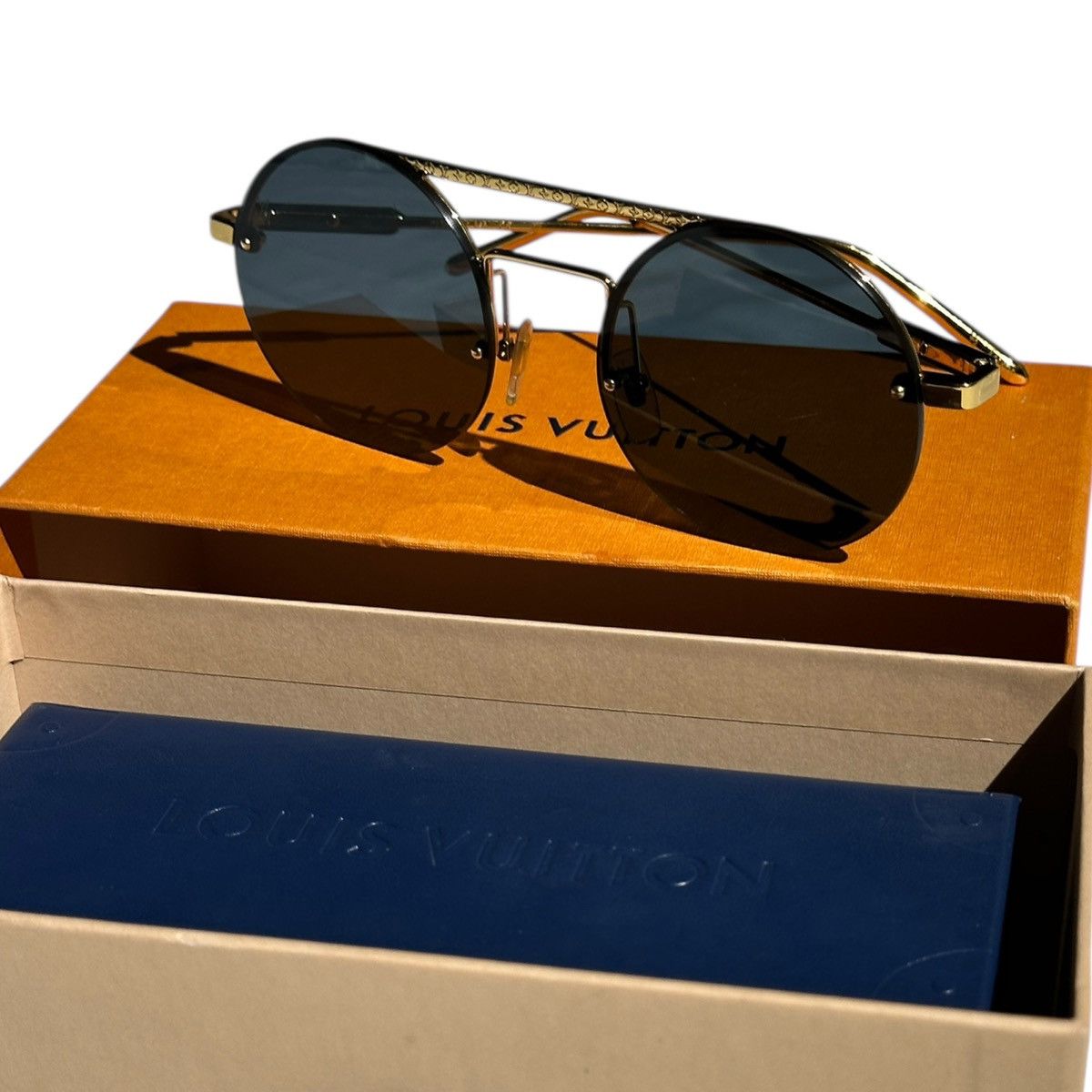 Louis Vuitton Ginkgo rounded sunglasses Size ONE SIZE - 1 Thumbnail