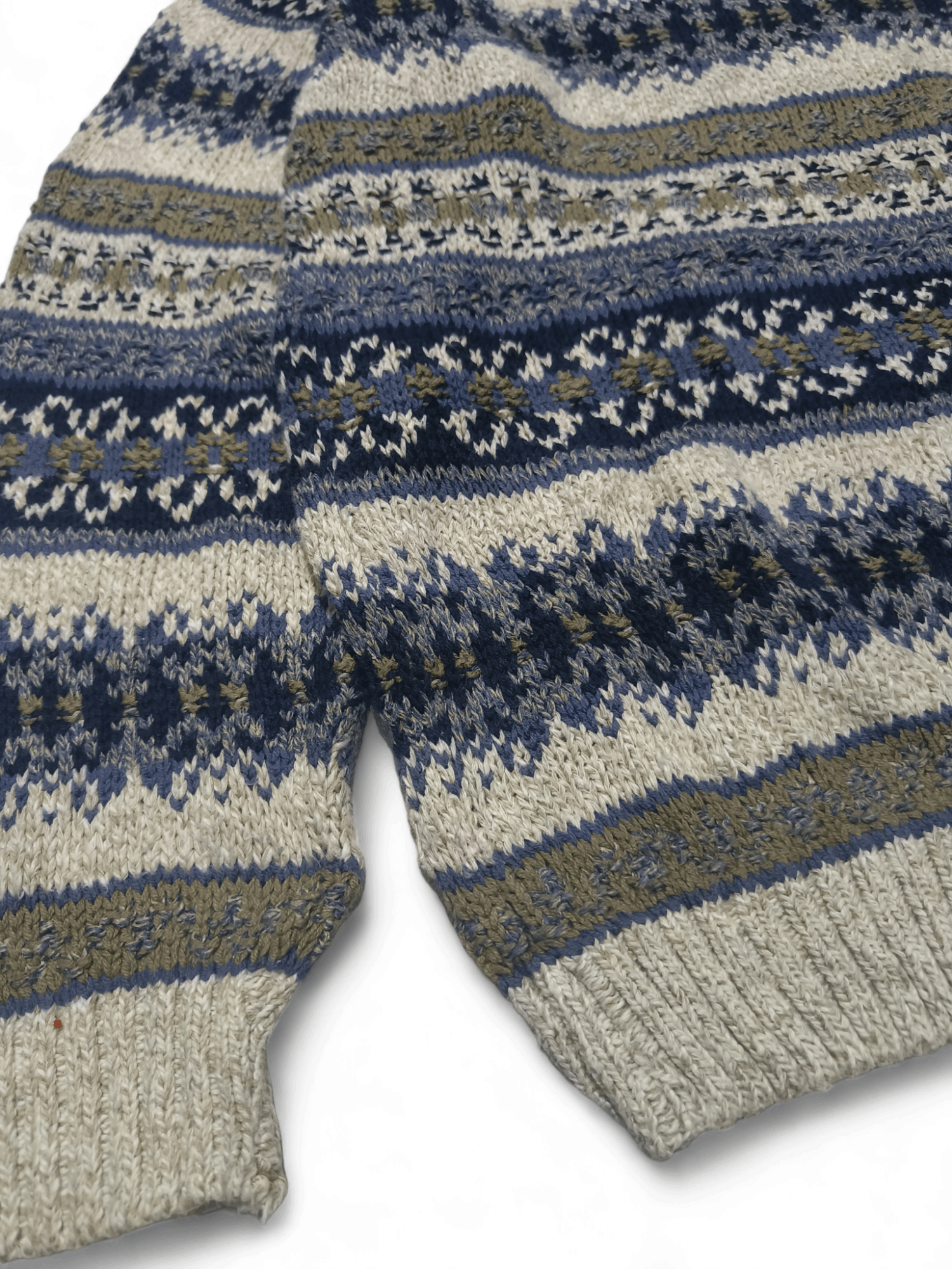 Other Vintage 80s FIELDMASTER Ethnic Striped otifs Knit Sweater Size US L / EU 52-54 / 3 - 4 Thumbnail