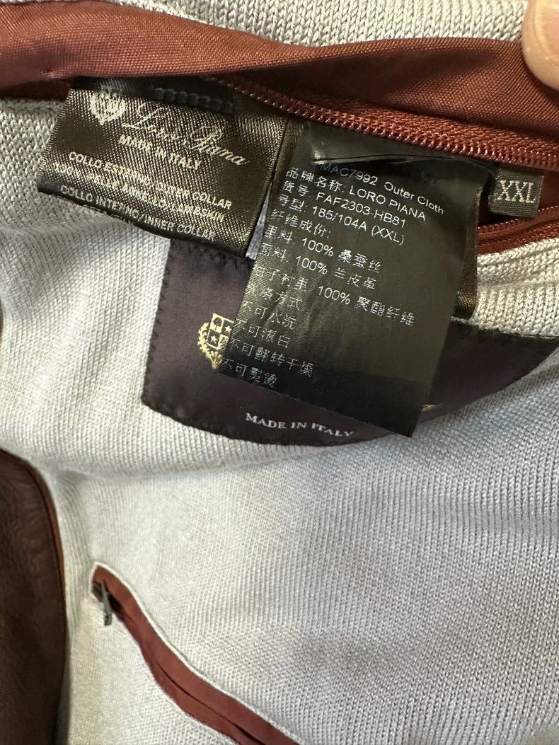 Other LORO PIANA Classic leather coat and overcoat Size US XXL / EU 58 / 5 - 6 Thumbnail