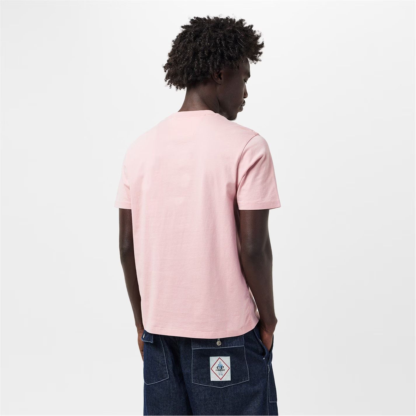 C.P. Company o1g2r1mq0426 Jersey T-Shirt in Pink Size US S / EU 44-46 / 1 - 4 Thumbnail