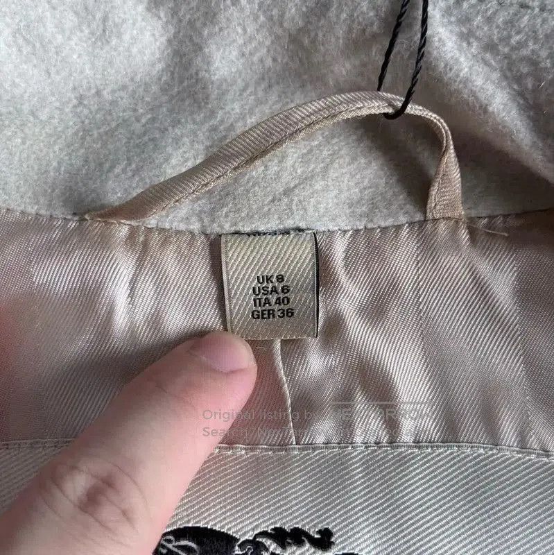 Burberry Burberry Khaki Cotton Women's Trench Coat. Size XXS / US 00 / IT 34 - 4 Thumbnail