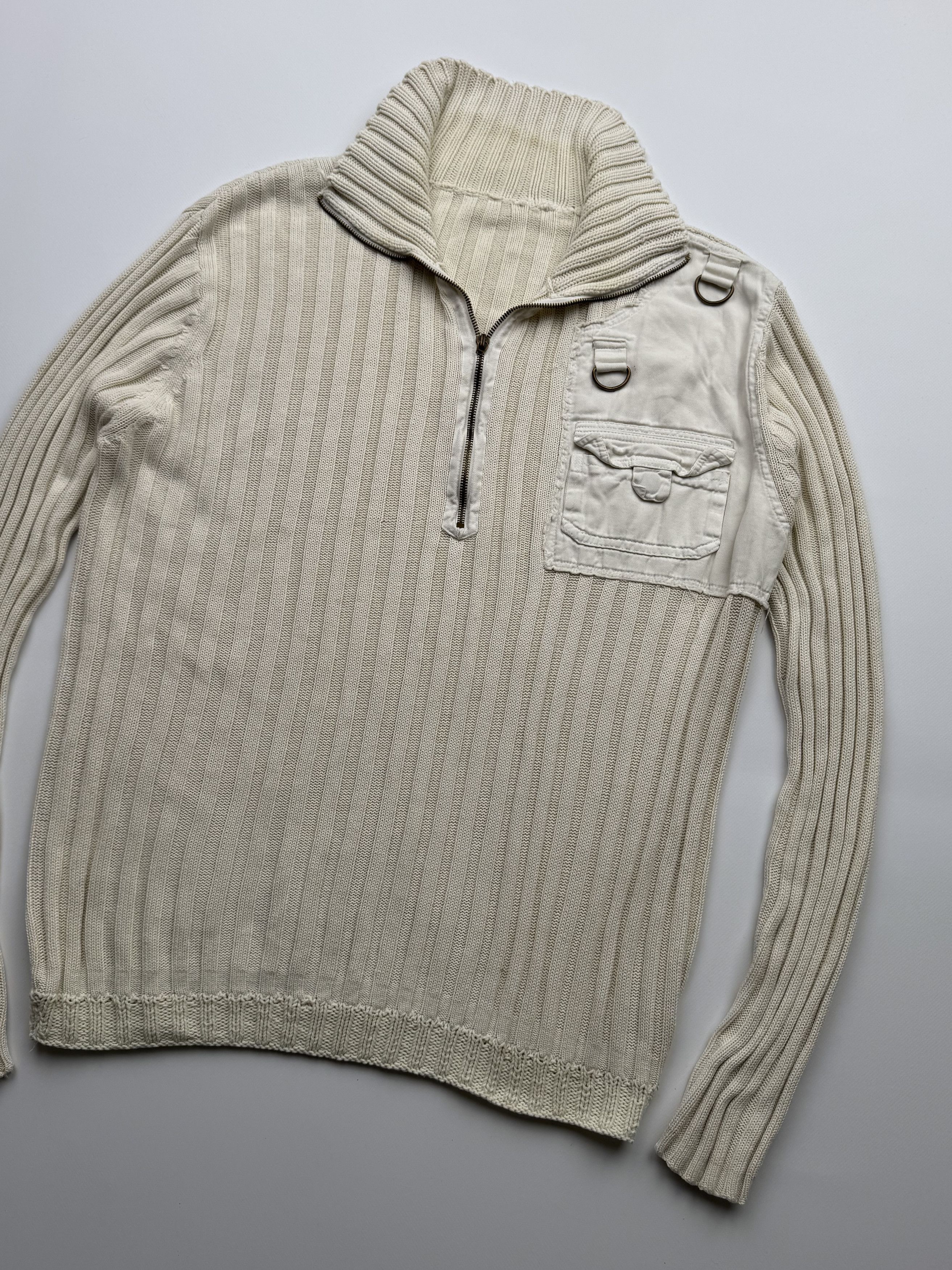 Vintage Vintage Ribbed Sweater B337(V24)E2 Size US XL / EU 56 / 4 - 3 Thumbnail