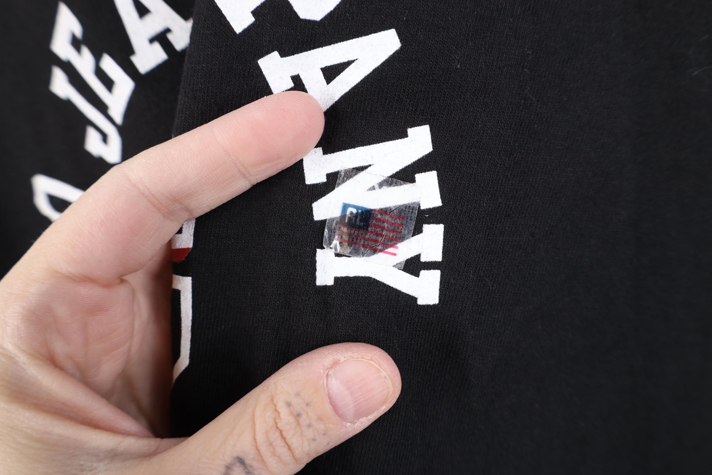 Polo Ralph Lauren Deadstock Vintage 90s Ralph Lauren Monogram T-Shirt Black Size US XXL / EU 58 / 5 - 5 Thumbnail