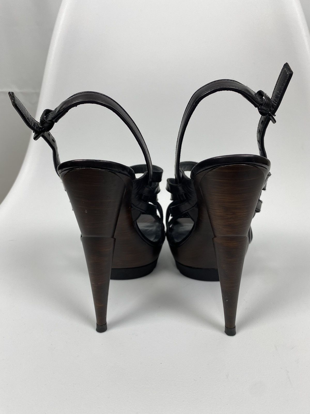 Stuart Weitzman Stuart Weitzman Genuine Leather Sandals Heels size 37 Size US 7 / IT 37 - 3 Thumbnail